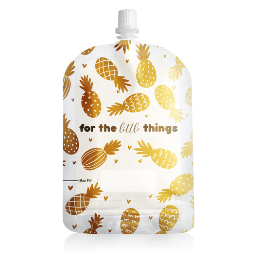 Sinchies 150ml Reusable Food Pouch - Pineapples