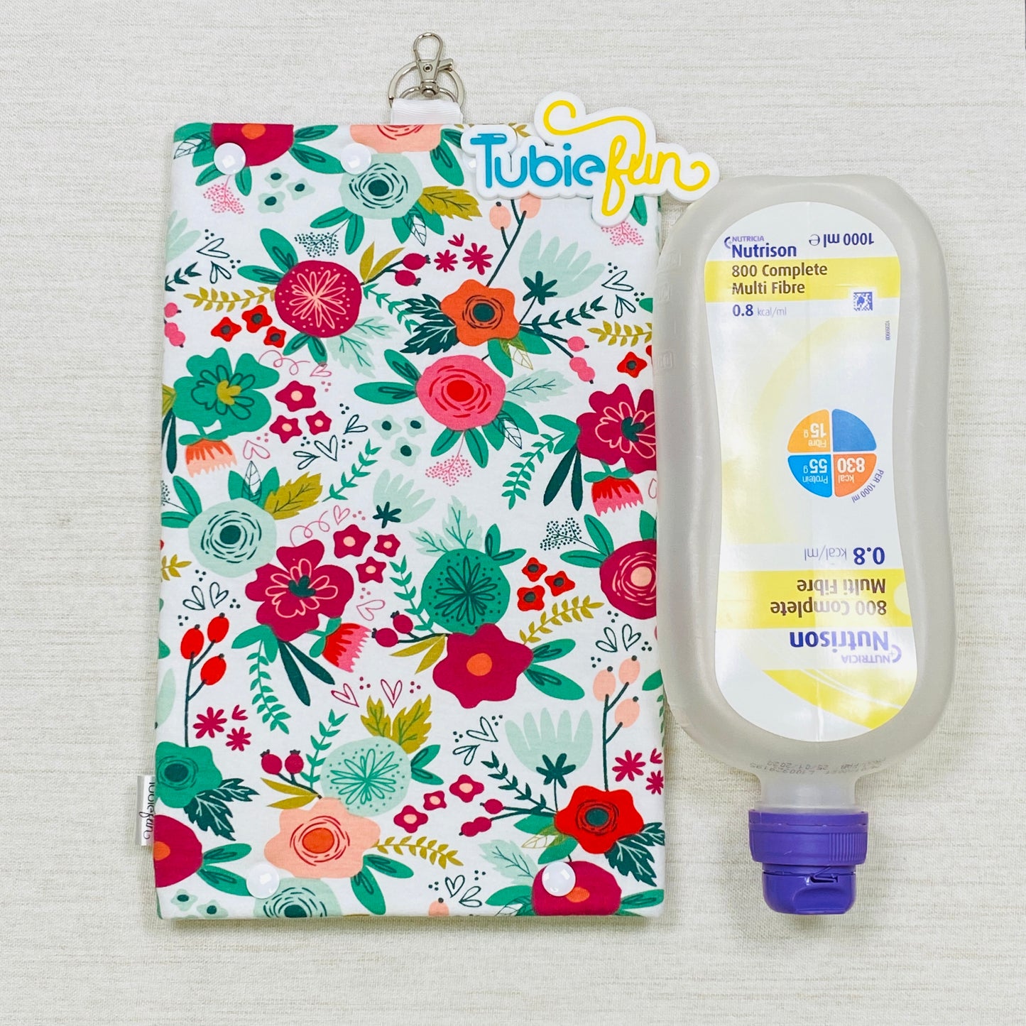 Insulated Milk Bag Suitable for 1L Flocare and 500ml Flexitainers - Flowers