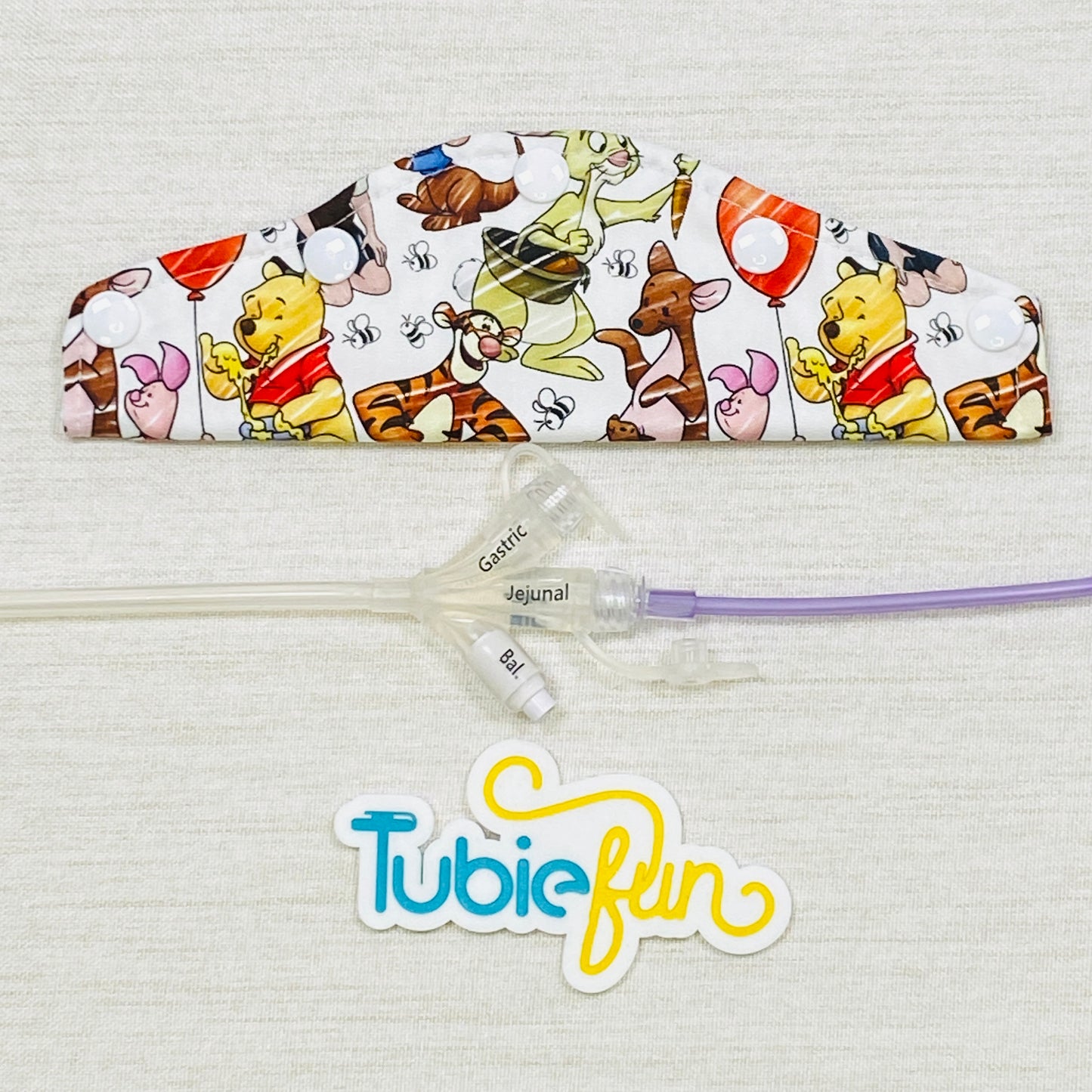 Large Feeding Tube Connection Cover - Woodland Friends