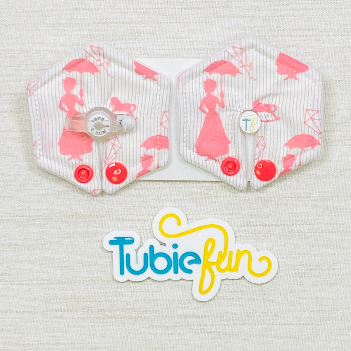 Hexagon G-Tube Button Pad Cover - Magical Nanny 2