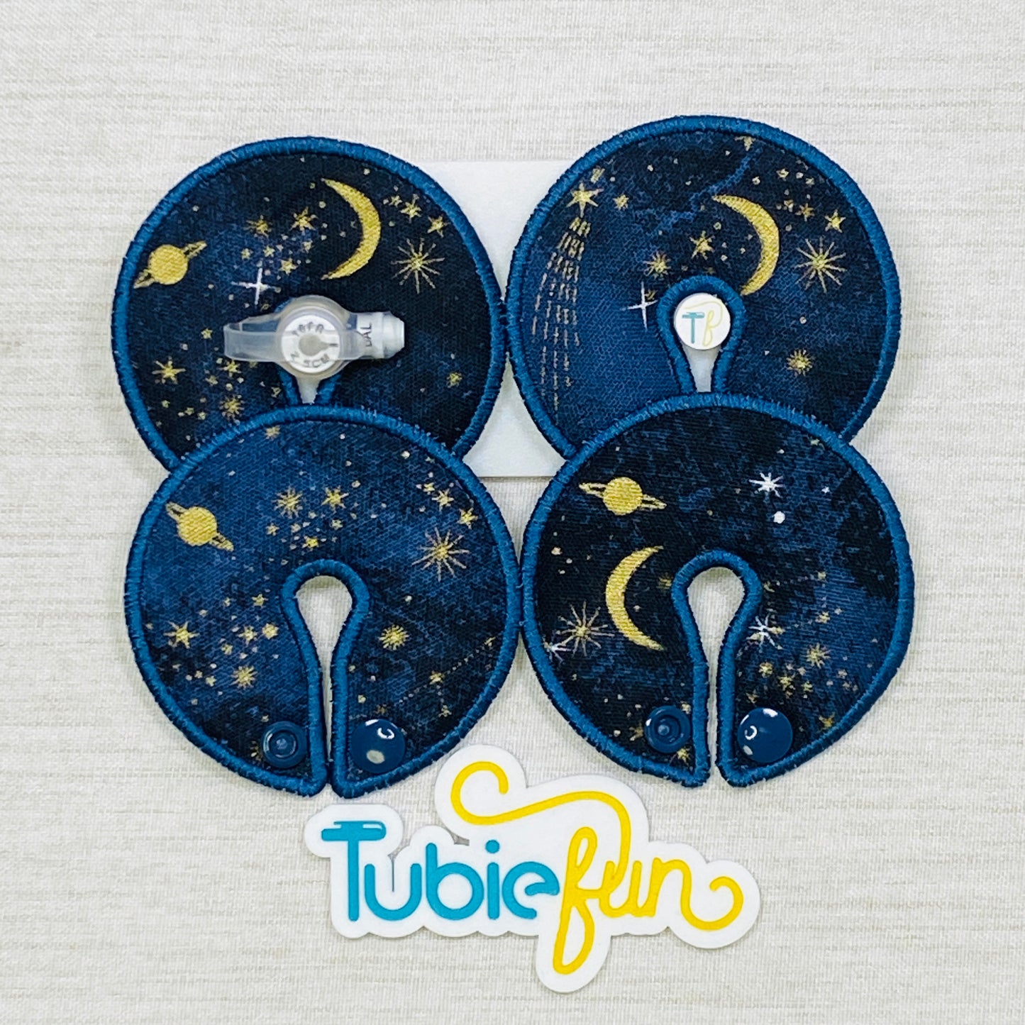 Button Pad Cover Large - Gold Space