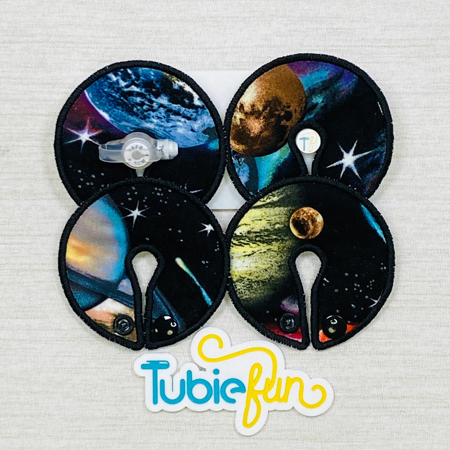Button Pad Cover Large - Planets