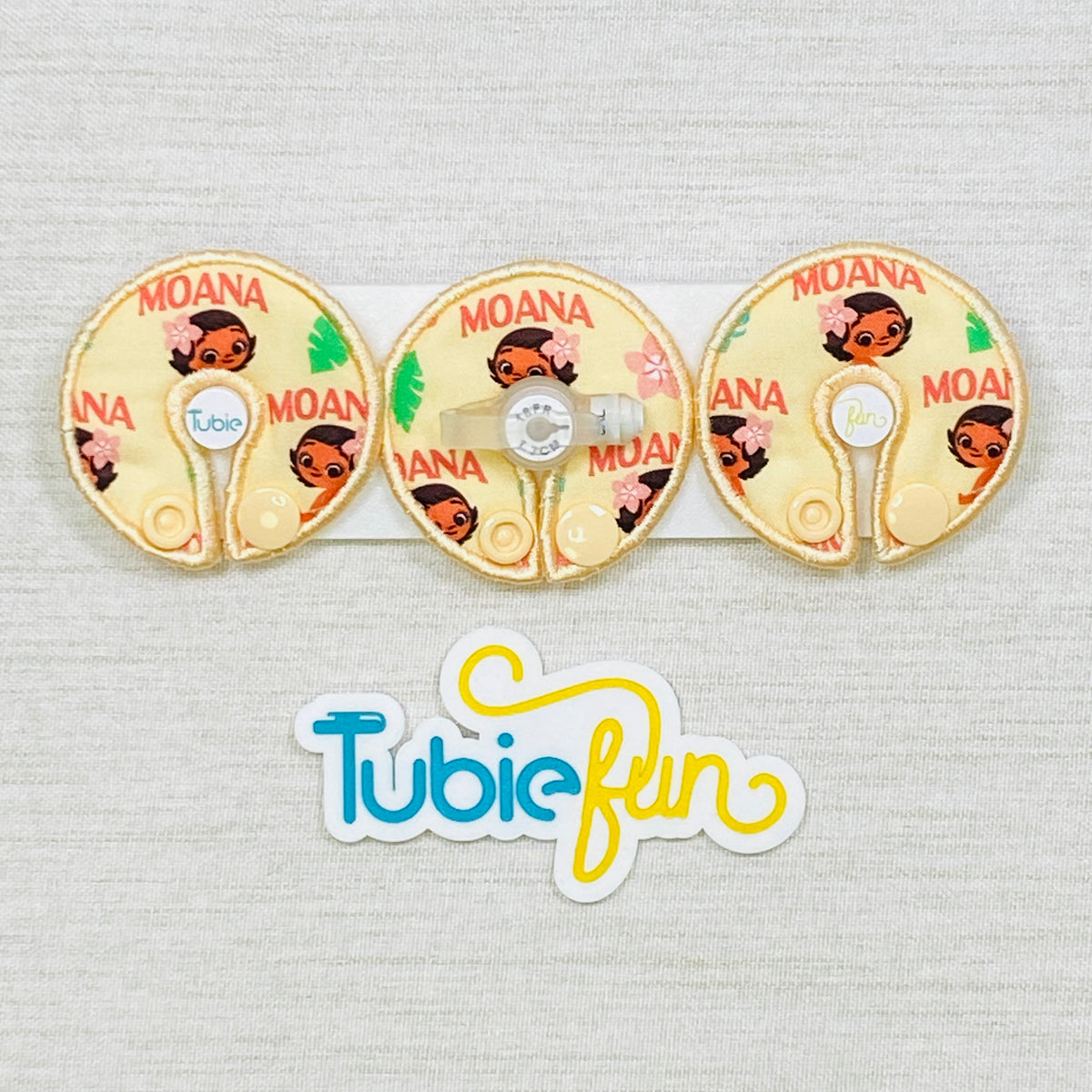 G-Tube Button Pad Cover - Island Princess Baby