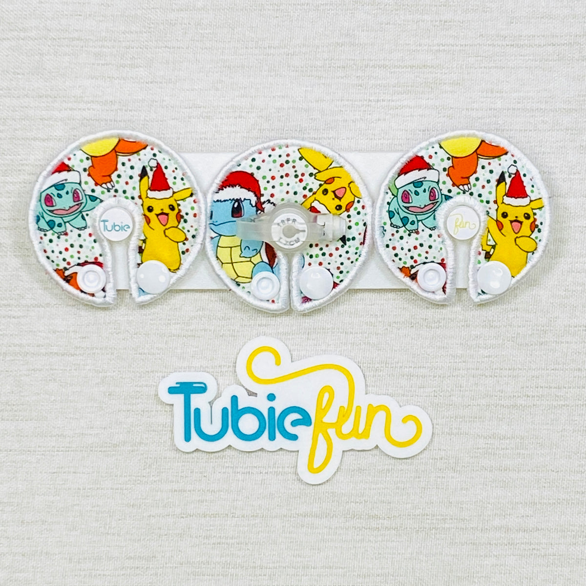 G-Tube Button Pad Cover - Pocket Monster Xmas