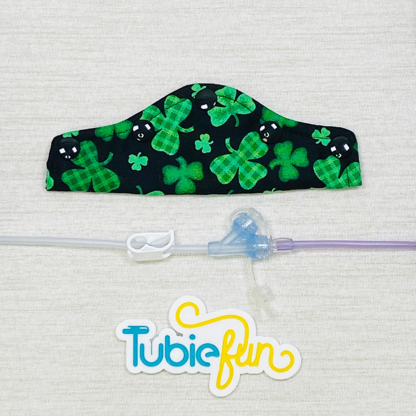 Feeding Tube Connection Cover - Shamrock