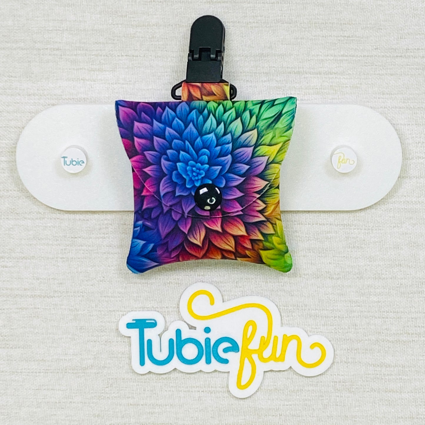 Neoprene Tubing Pouch - Coloured Leaves