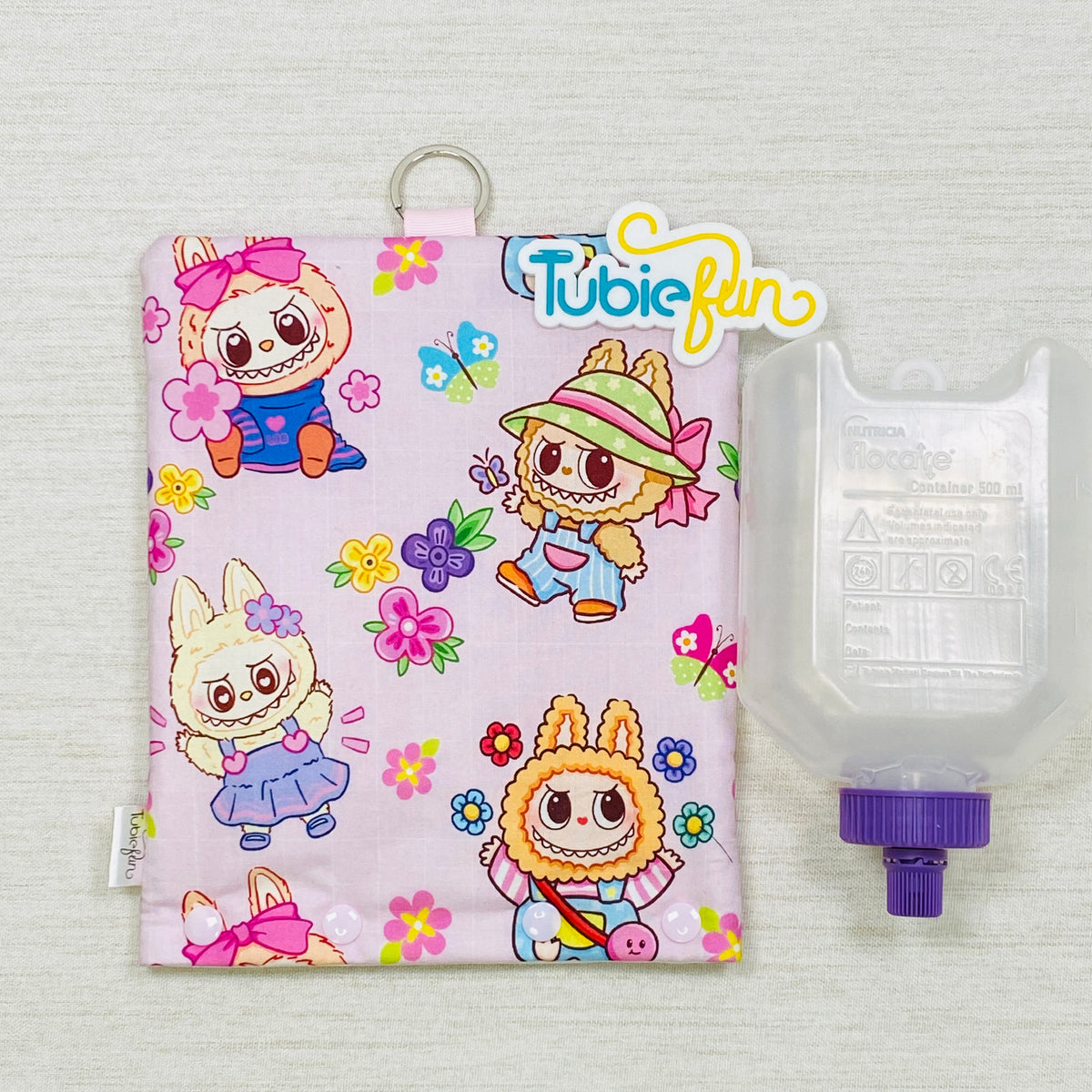Insulated Milk Bag Suitable for 500ml Flocare Bottle in - Toothy Monsters