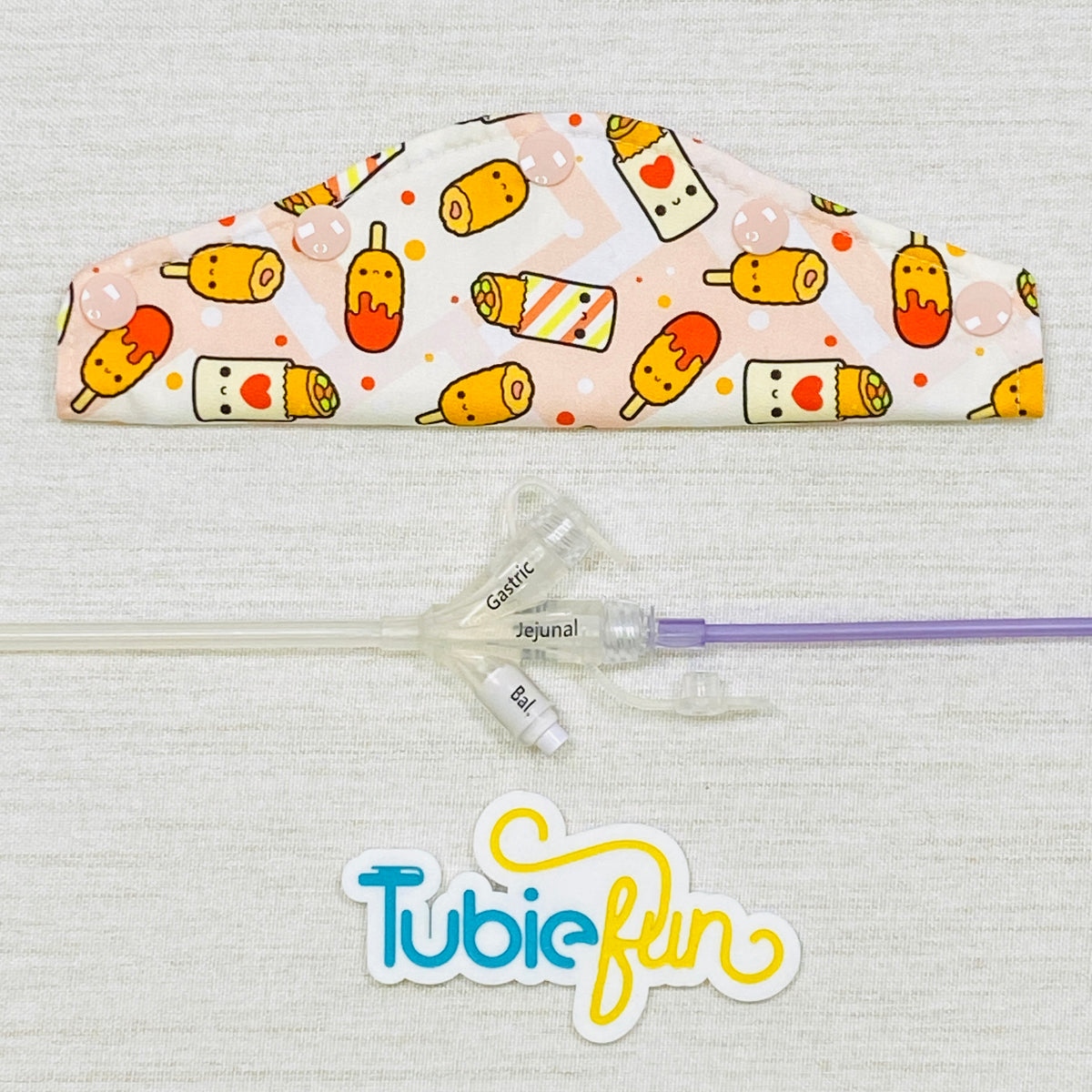 Large Feeding Tube Connection Cover - Fast Food Love