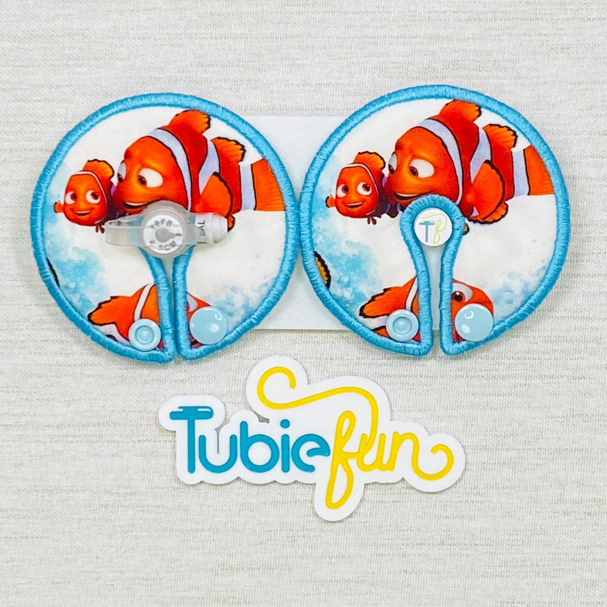 Button Pad Cover Large - Fish Family