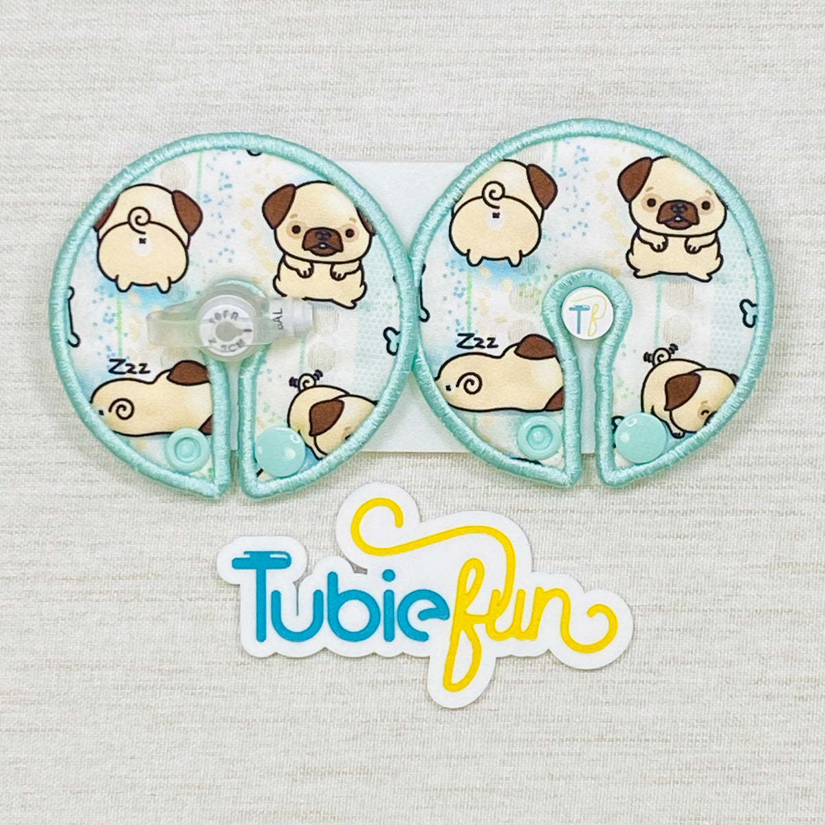 Button Pad Cover Large - Pug Life