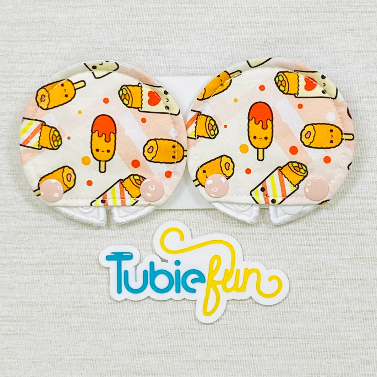 Covered Button Pad - Fast Food Love