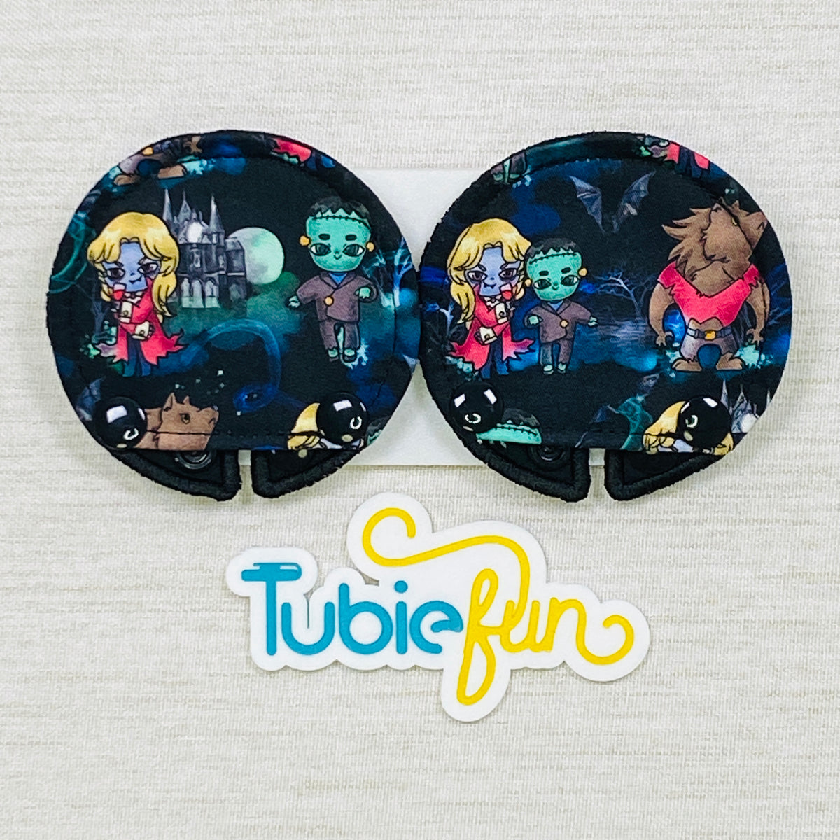 Covered Button Pad - Monster Mash