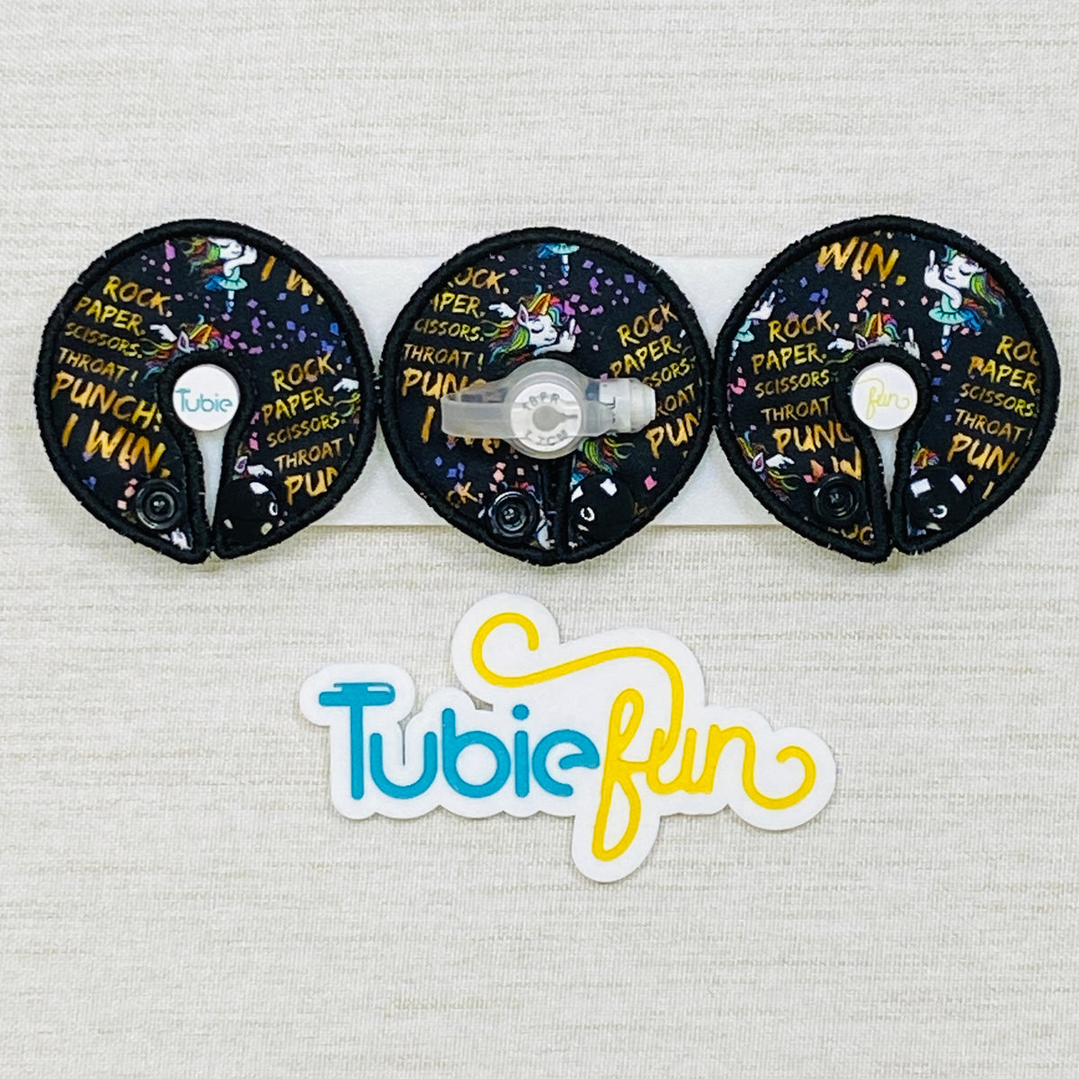 G-Tube Button Pad Cover - Throat Punch