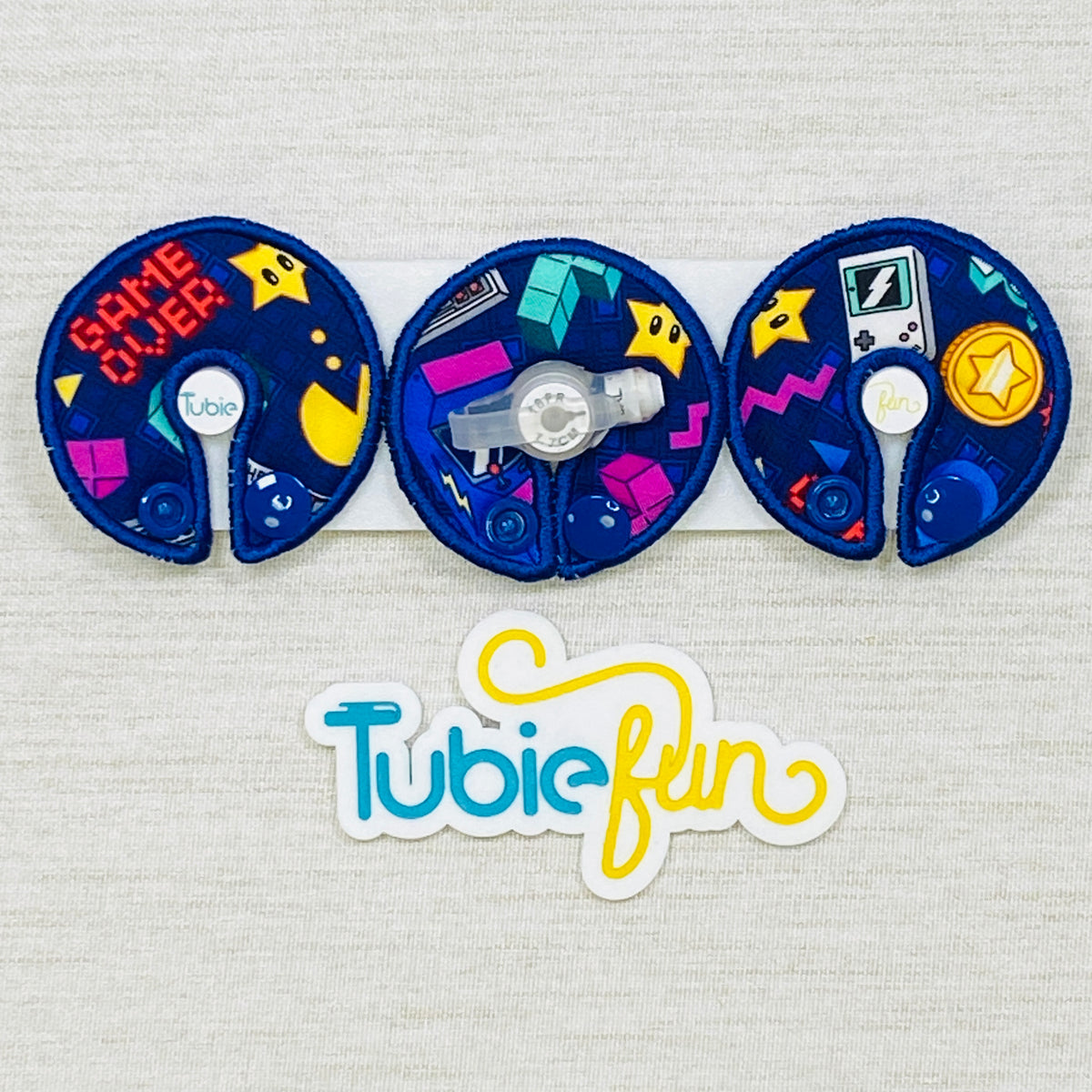 G-Tube Button Pad Cover - Game Over