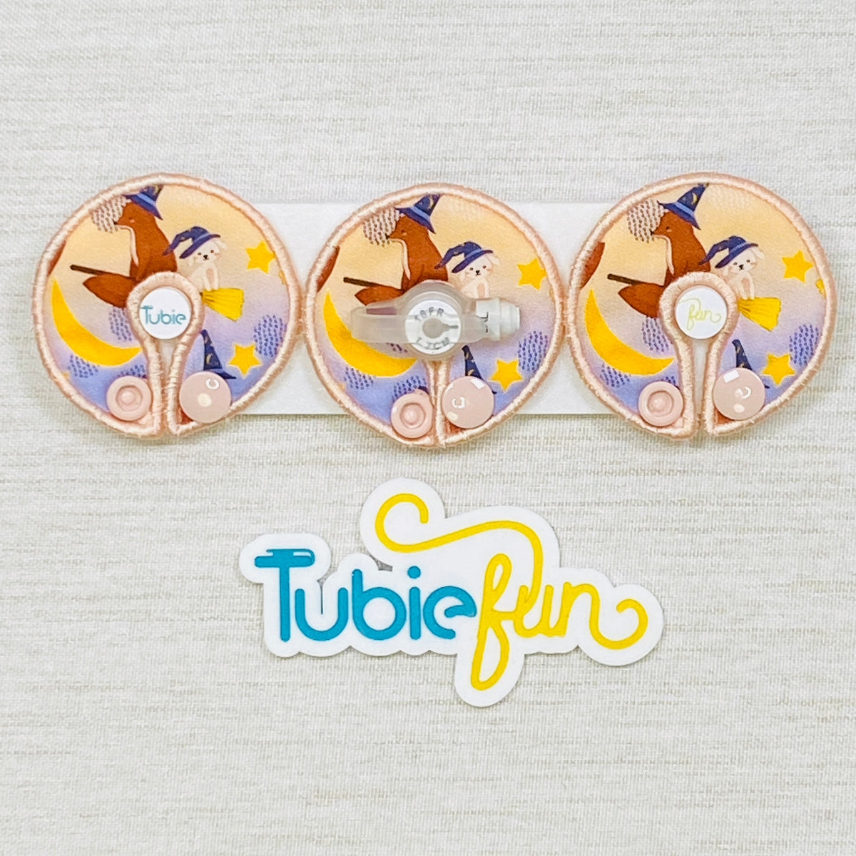 G-Tube Button Pad Cover - Moonlight Magic