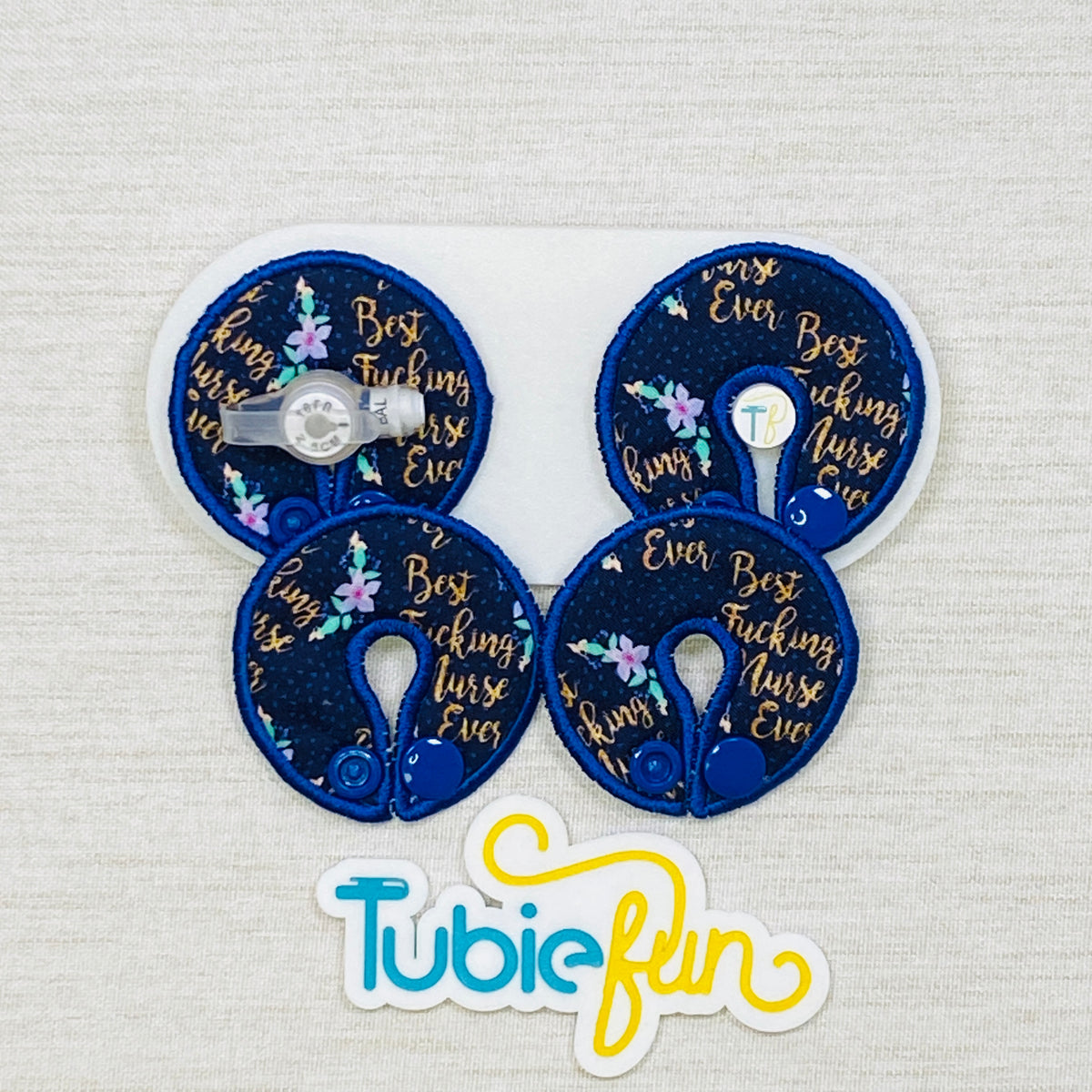 G-Tube Button Pad Cover - Best Nurse Ever