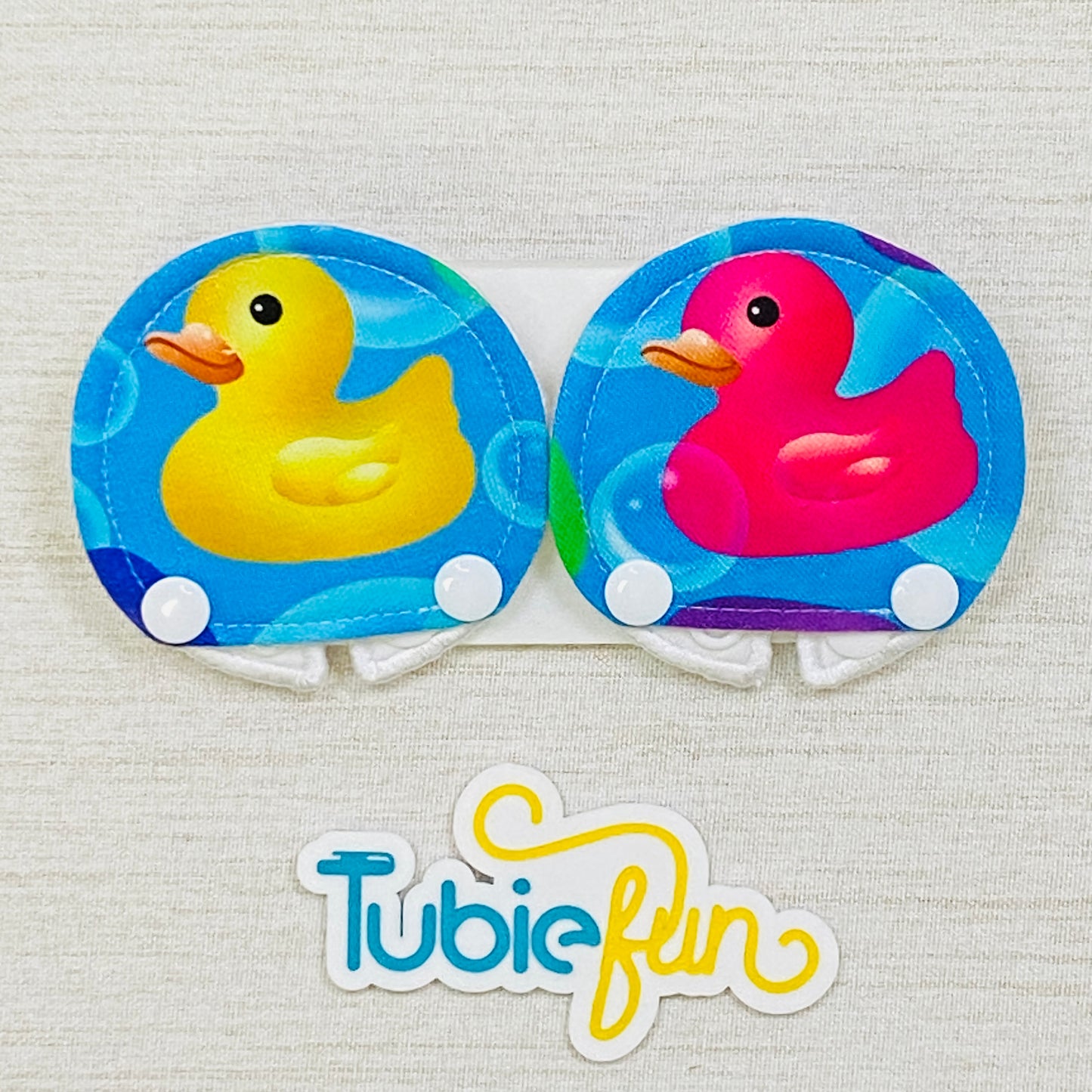 Covered Button Pad - Ducks