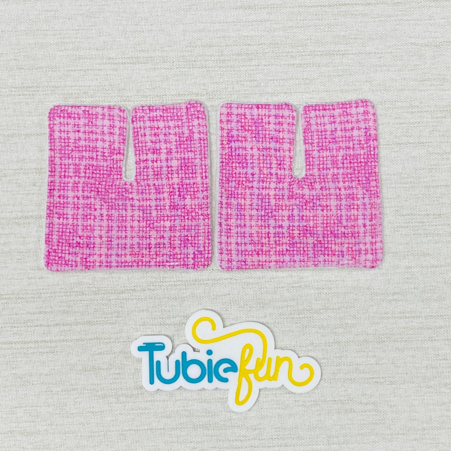 Tracheostomy Pad Cover - Pink Patterned