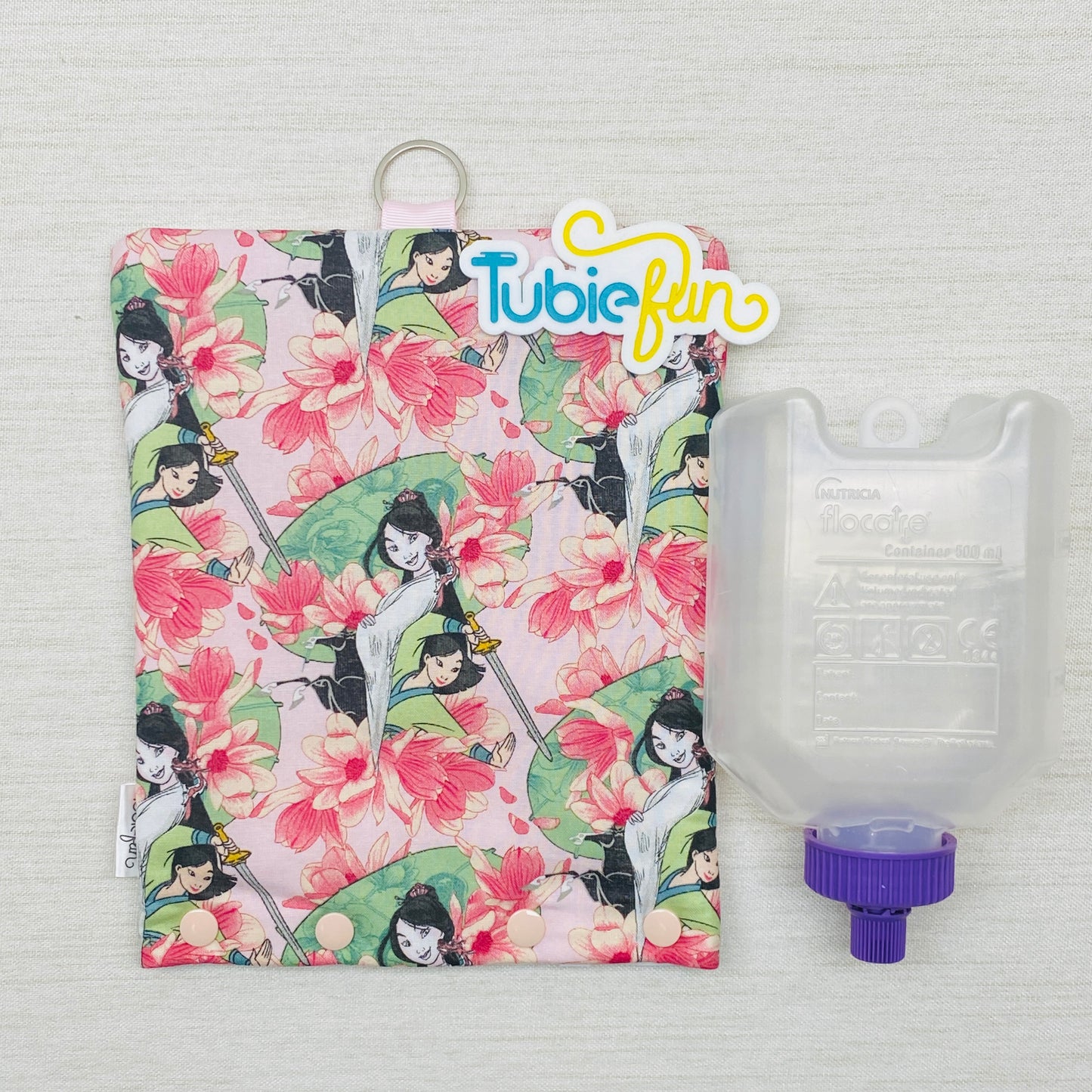 Insulated Milk Bag Suitable for 500ml Flocare Bottle in - Samurai Princess