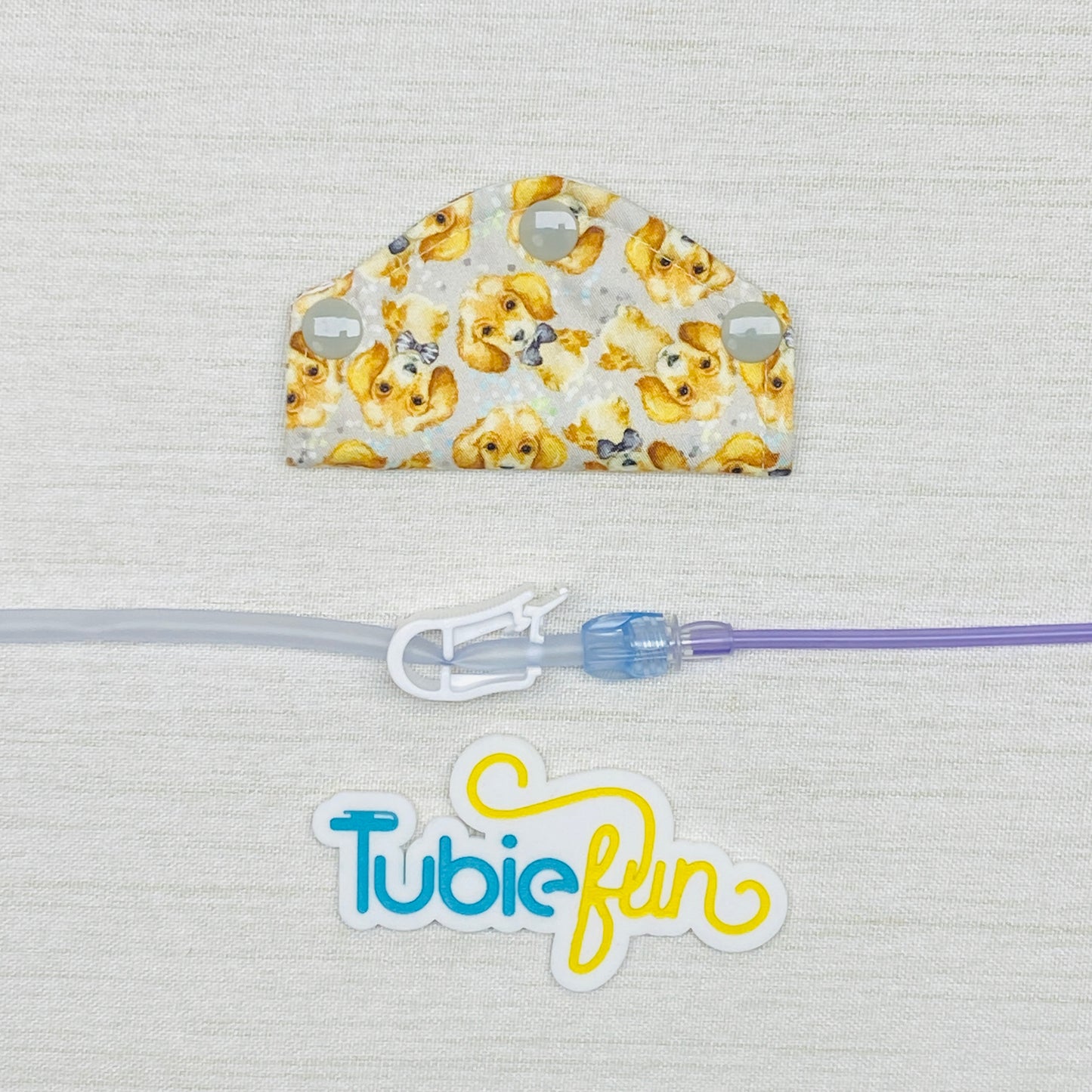 Feeding Tube Mini Connection Cover - Puppies