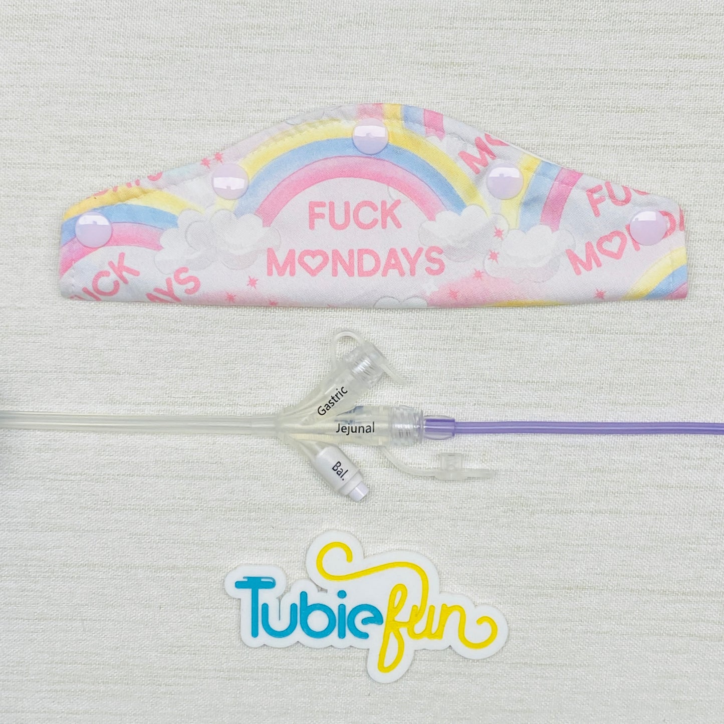 Large Feeding Tube Connection Cover - Mondays