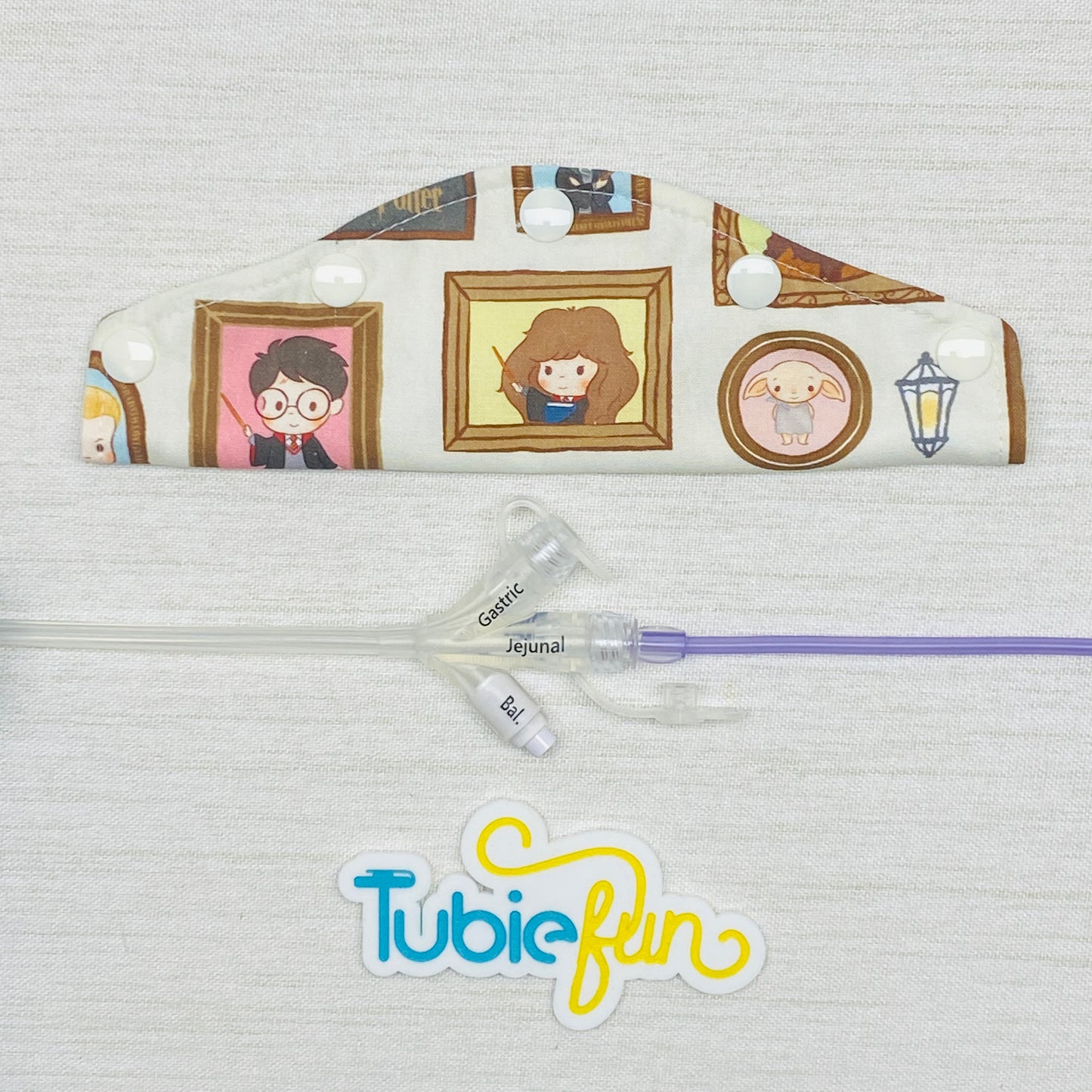 Large Feeding Tube Connection Cover - Wizard Portraits