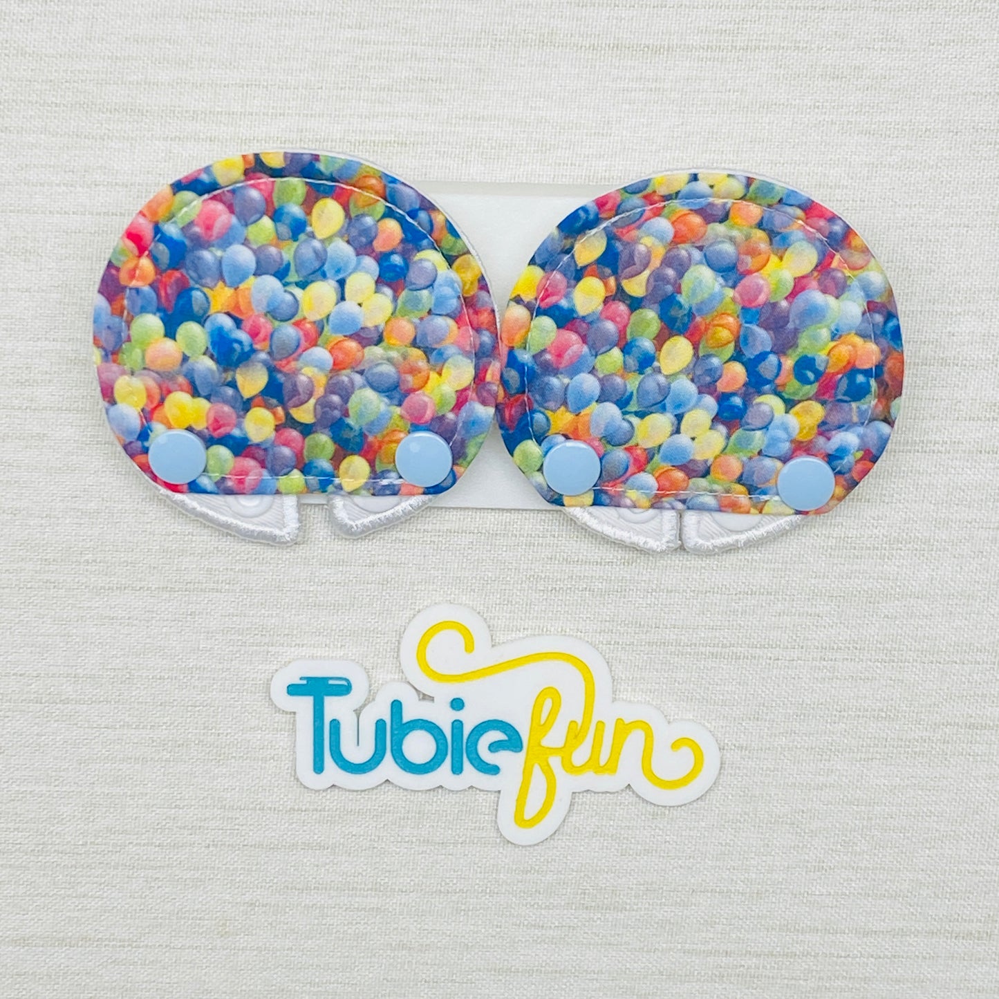 Covered Button Pad - Balloons