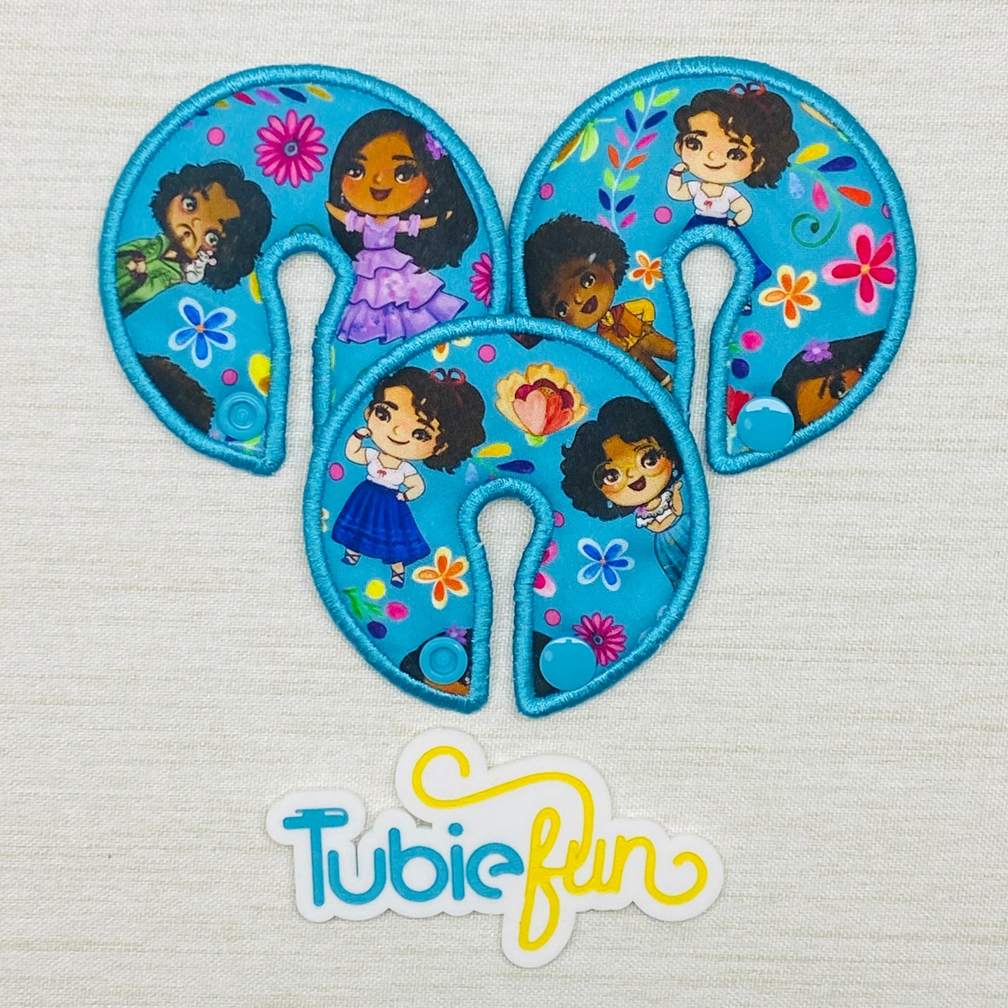 Button Pad Cover Large - Magical Family