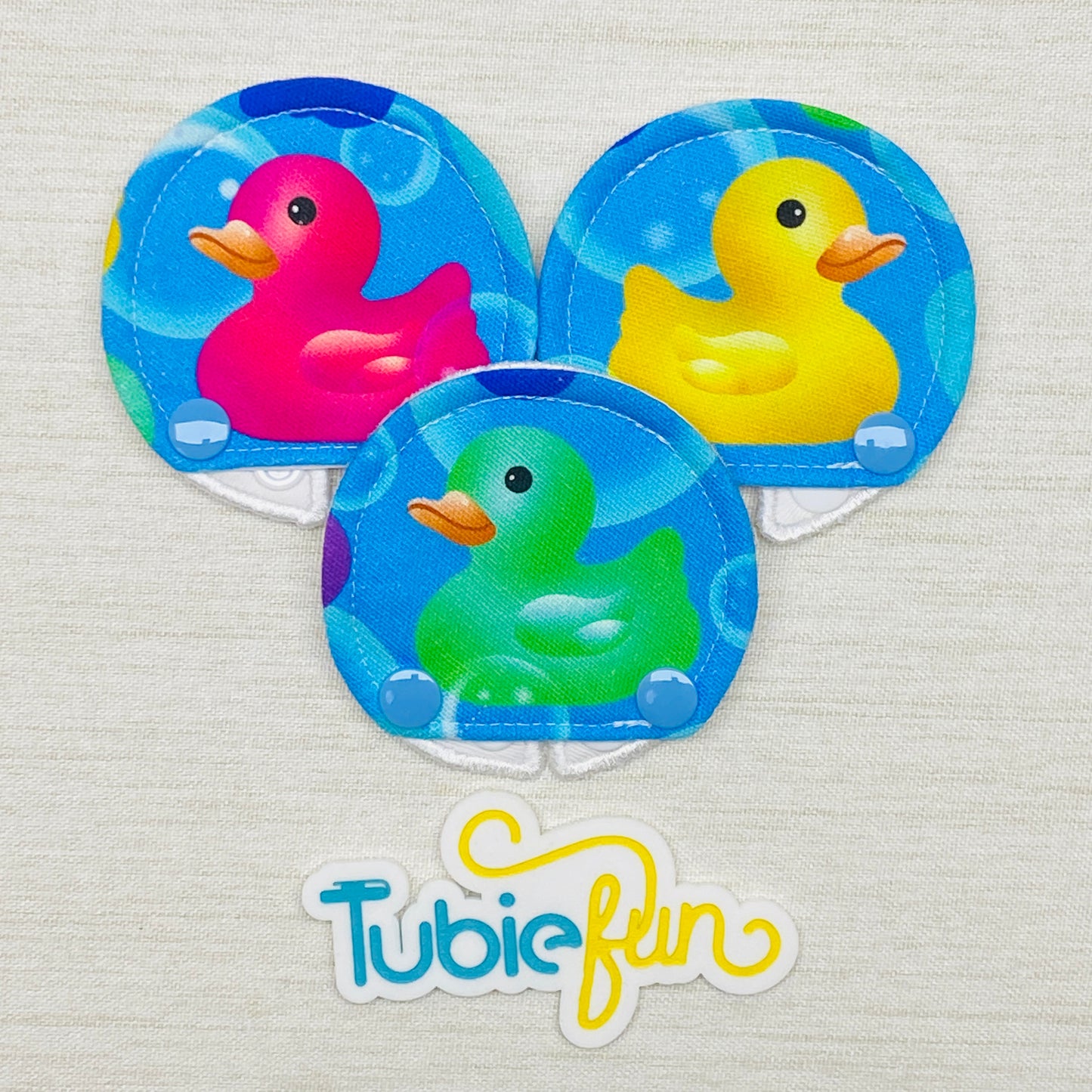 Covered Button Pad - Ducks
