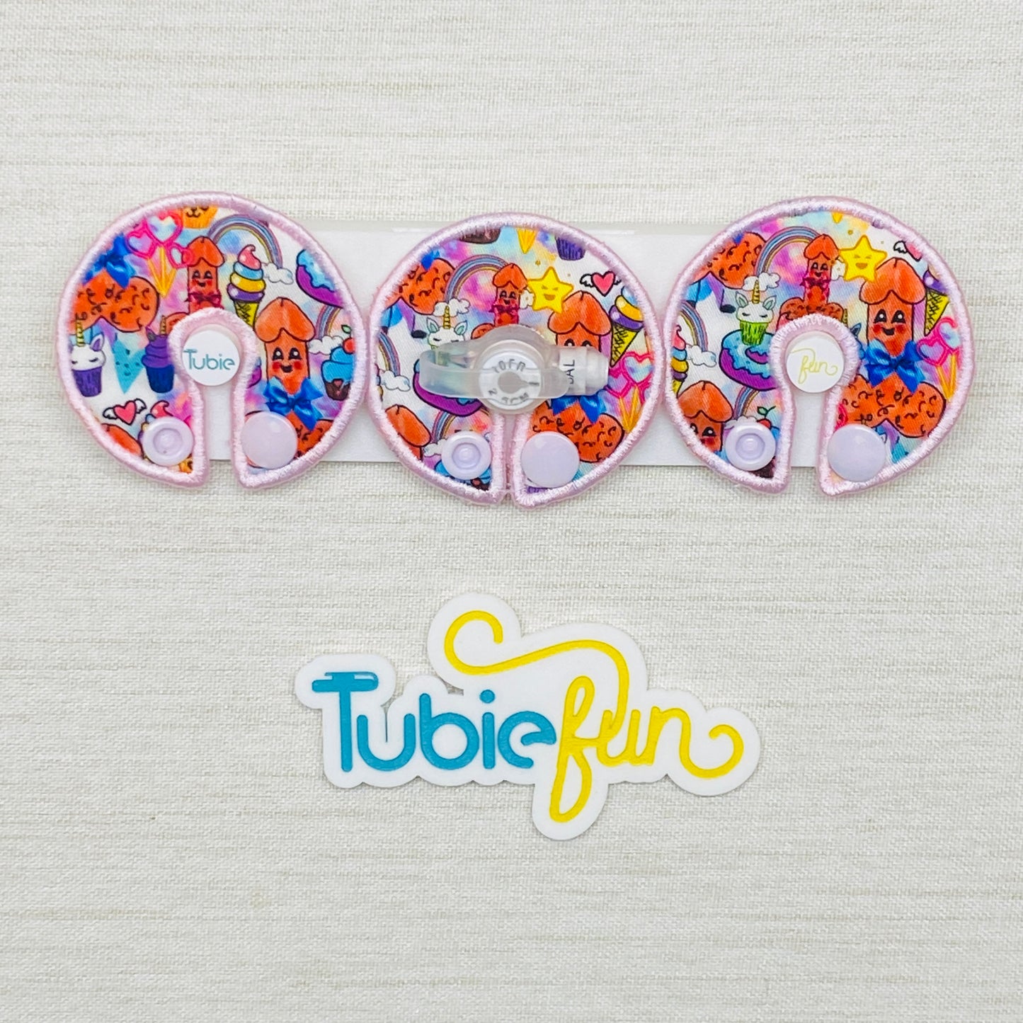 G-Tube Button Pad Cover - Man Love