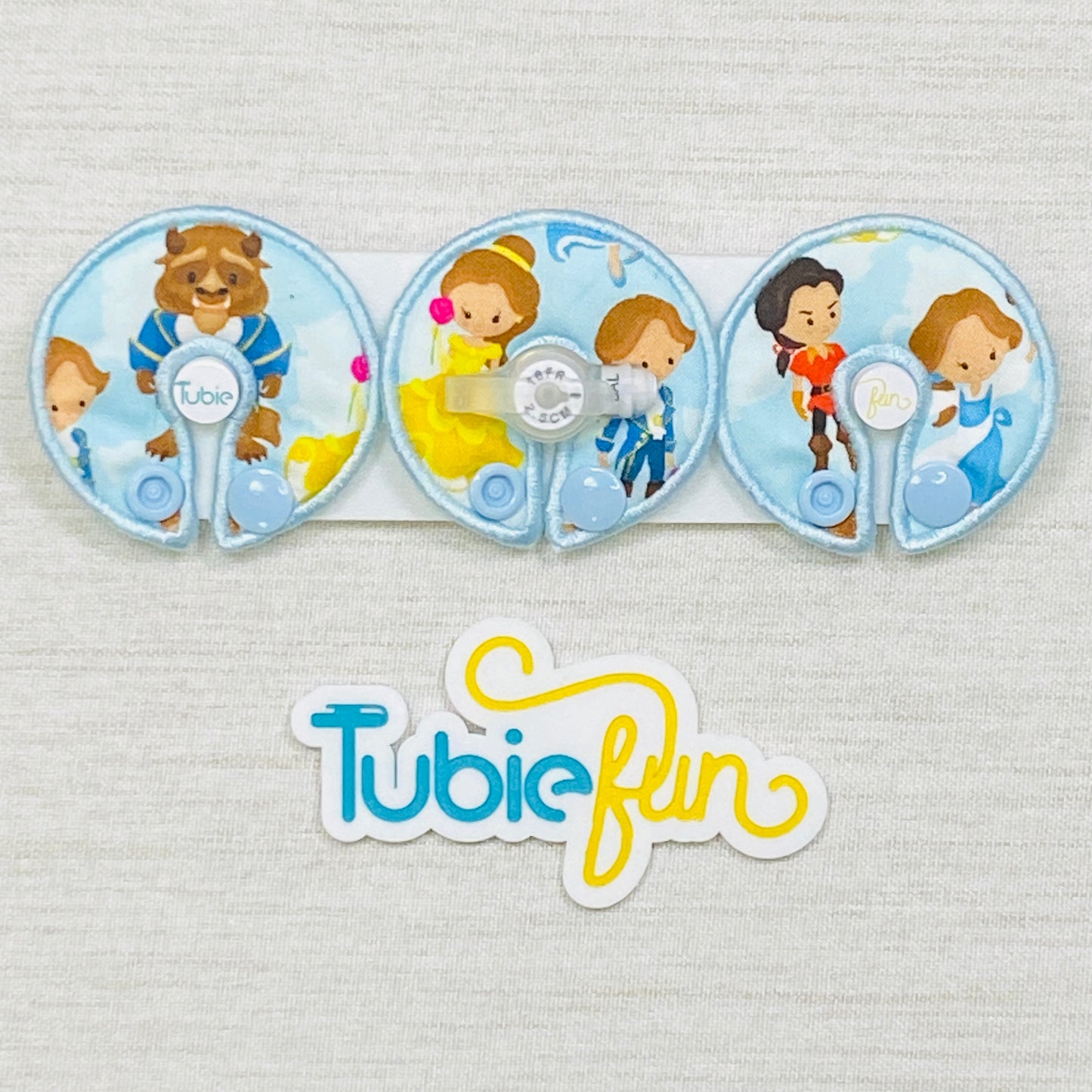 G-Tube Button Pad Cover - Beauty and Love