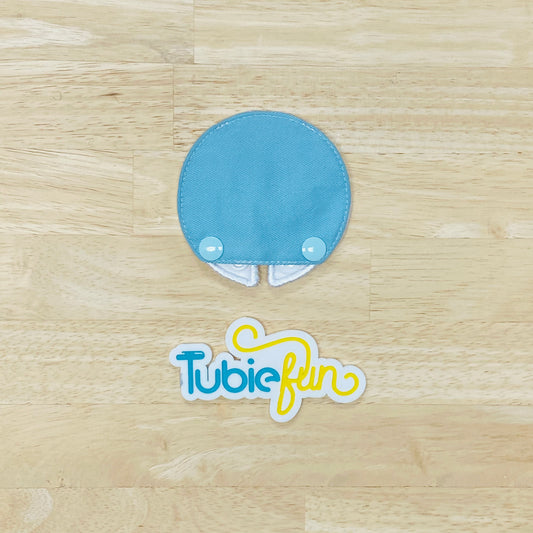 Covered Button Pad - Light Blue