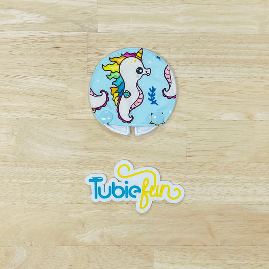 Covered Button Pad - Rainbow Unicorn