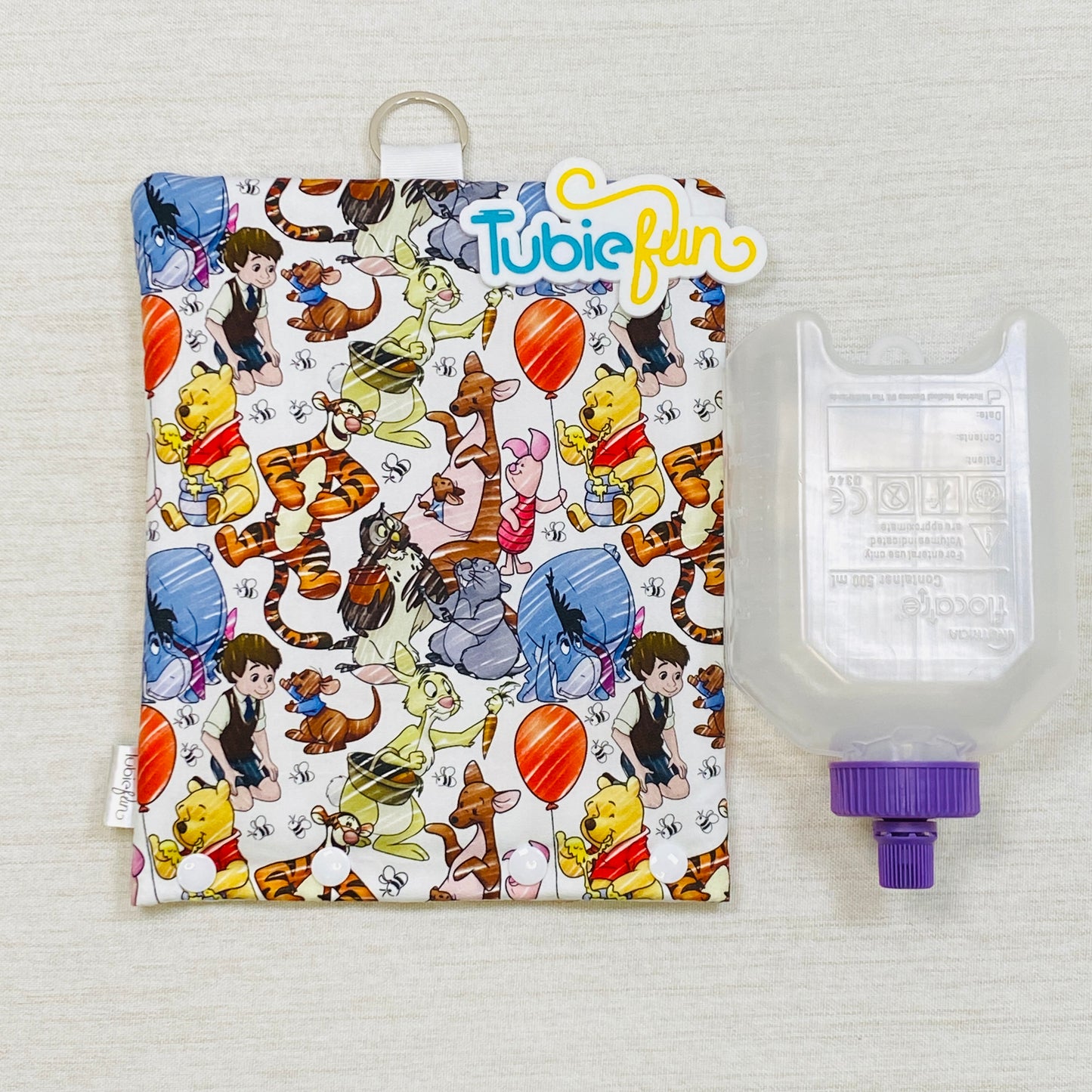 Insulated Milk Bag Suitable for 500ml Flocare Bottle in - Woodland Friends