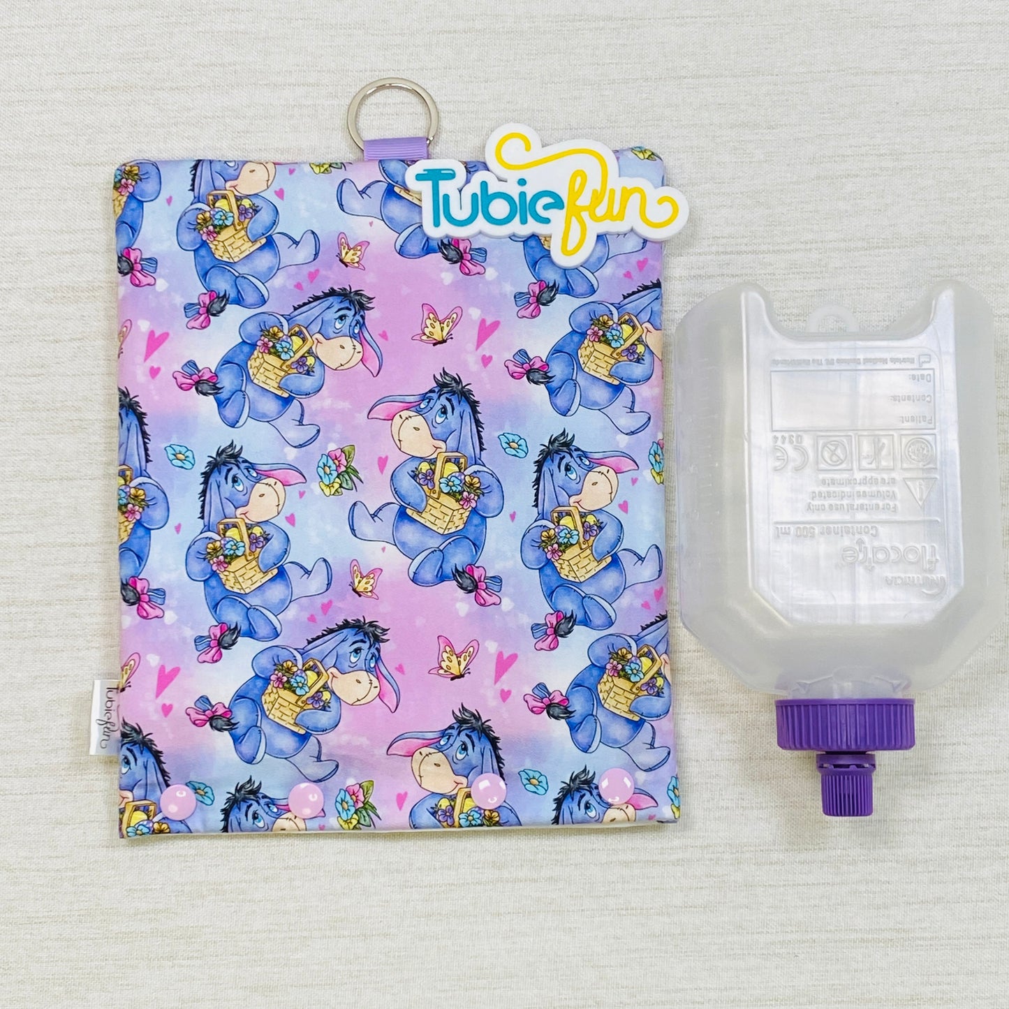 Insulated Milk Bag Suitable for 500ml Flocare Bottle in - Woodland Donkey