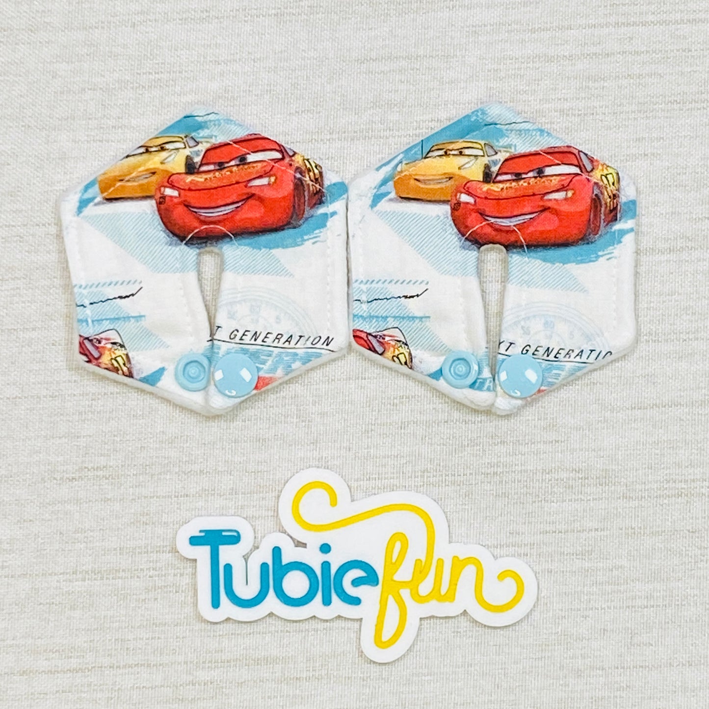 Hexagon G-Tube Button Pad Cover - Kachow