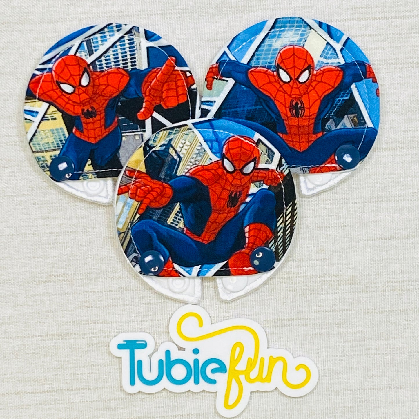Covered Button Pad - Spidey