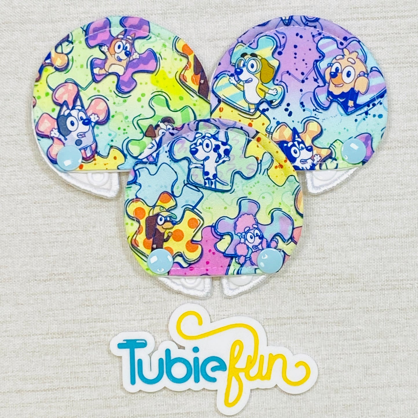 Covered Button Pad - Heeler Puzzle