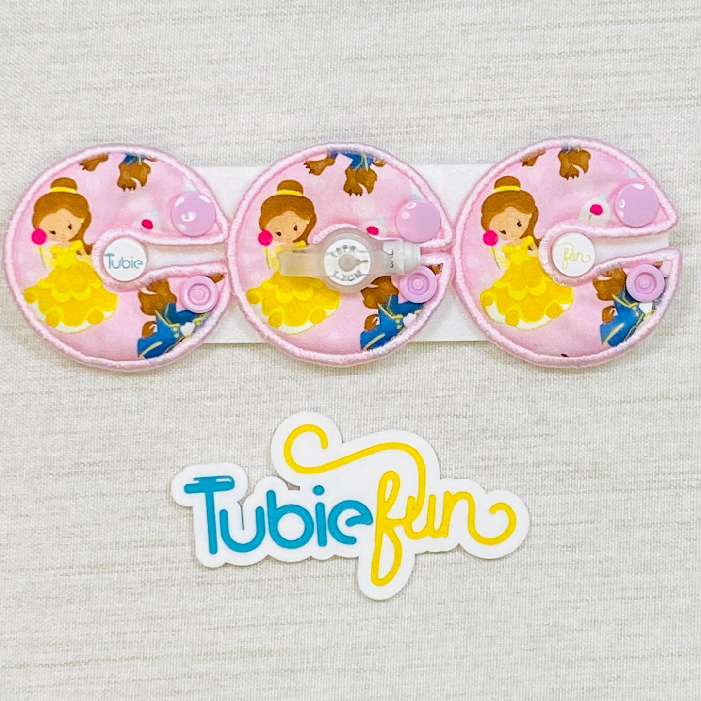 G-Tube Button Pad Cover - Princesses Beauty