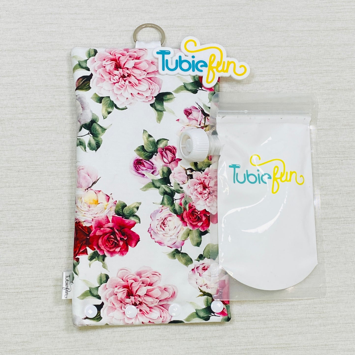 Insulated Milk Bag Suitable for Reusable Pouches - Coloured Roses