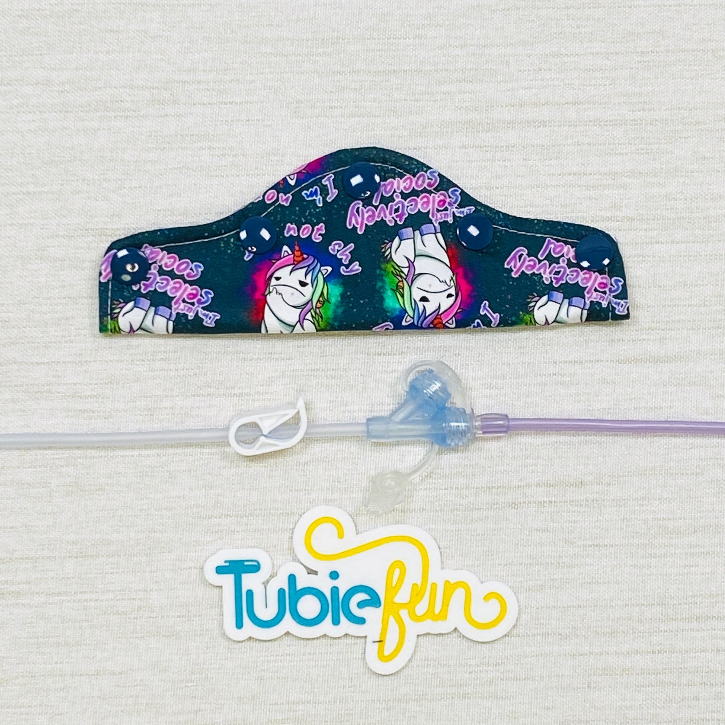 Feeding Tube Connection Cover - Selective Unicorn
