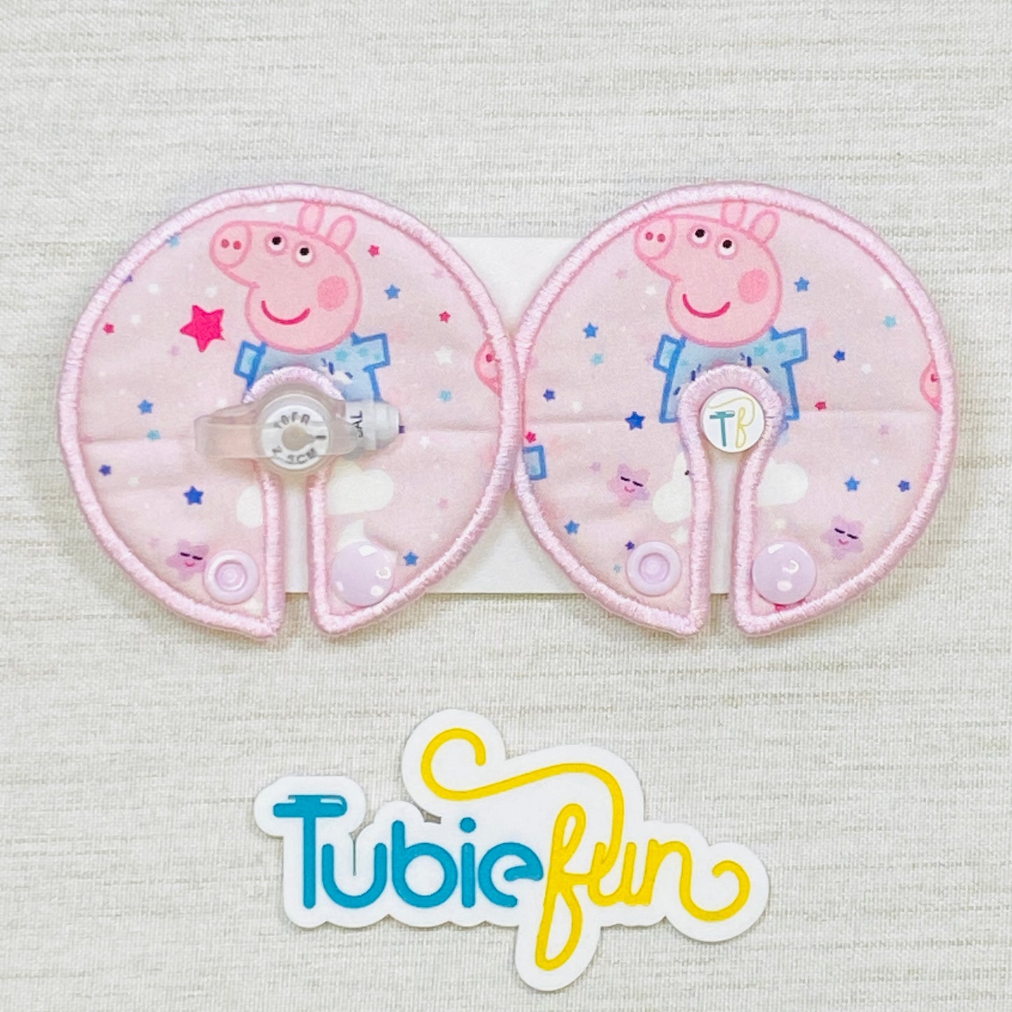 Button Pad Cover Large - Pink Pig