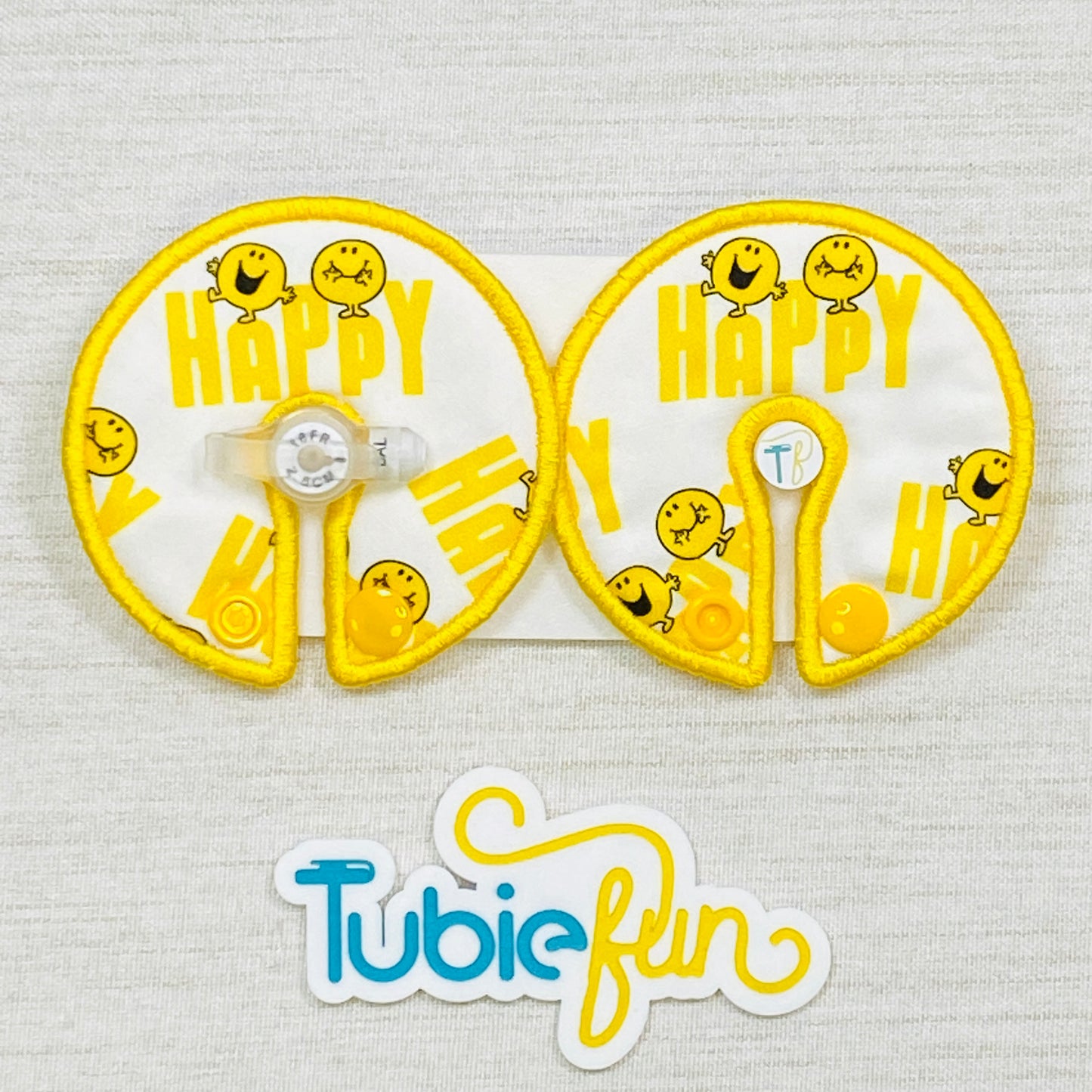 Button Pad Cover Large - Happy