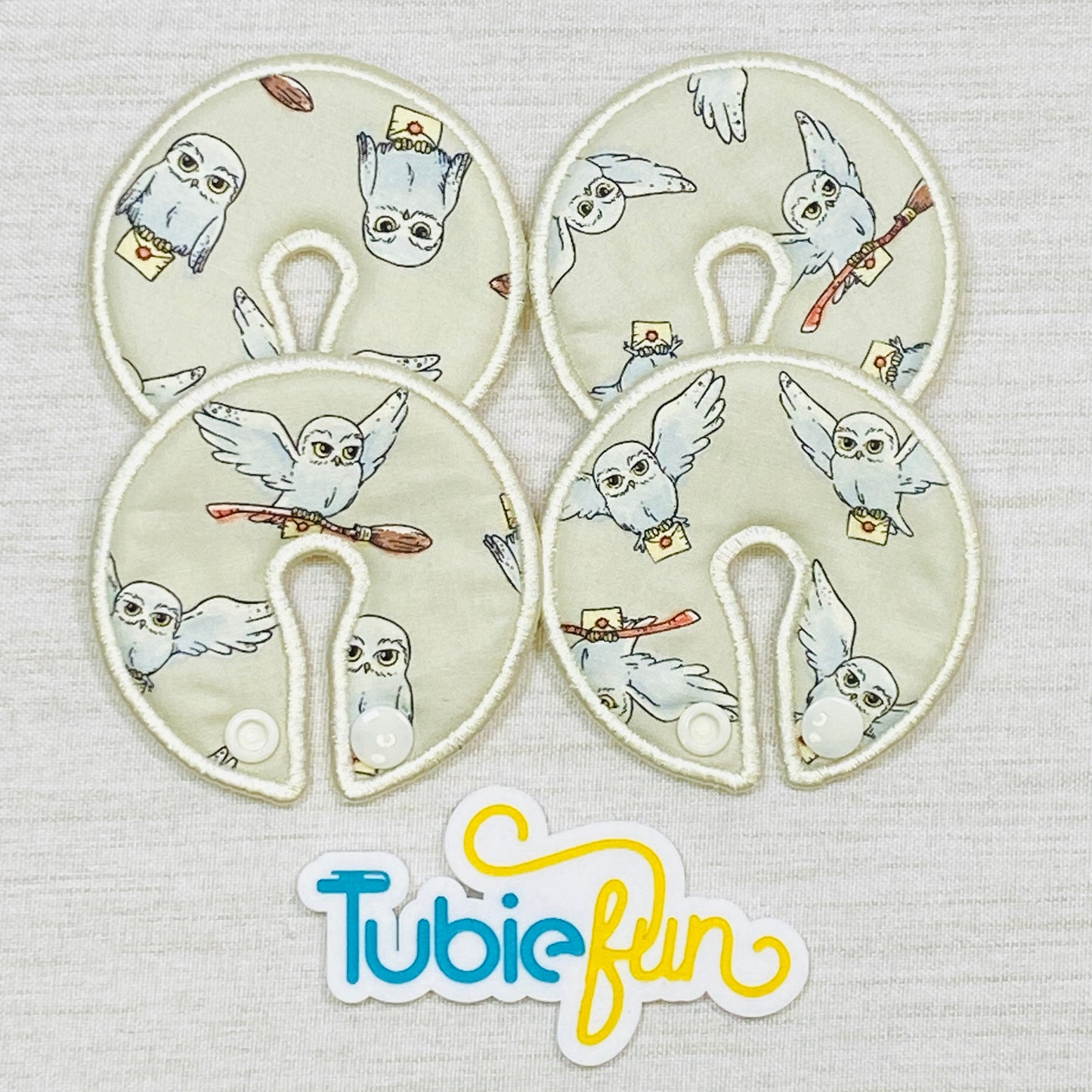 Button Pad Cover Large - Wizard Owls
