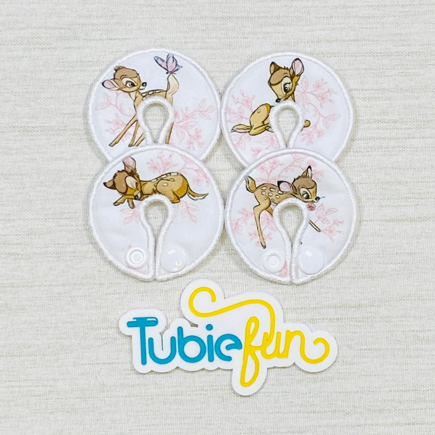 G-Tube Button Pad Cover - Baby Deer