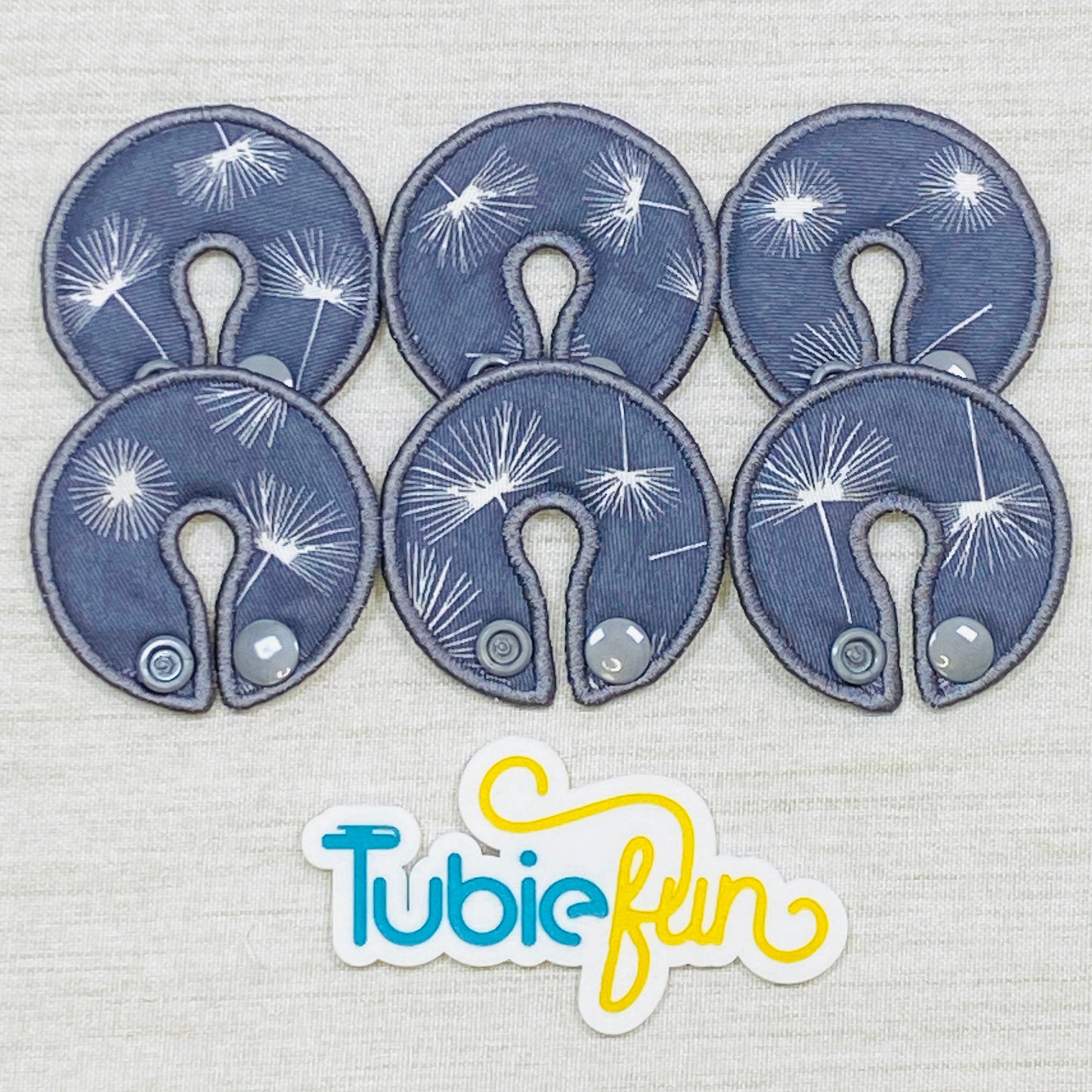 G-Tube Button Pad Cover - Dandelions