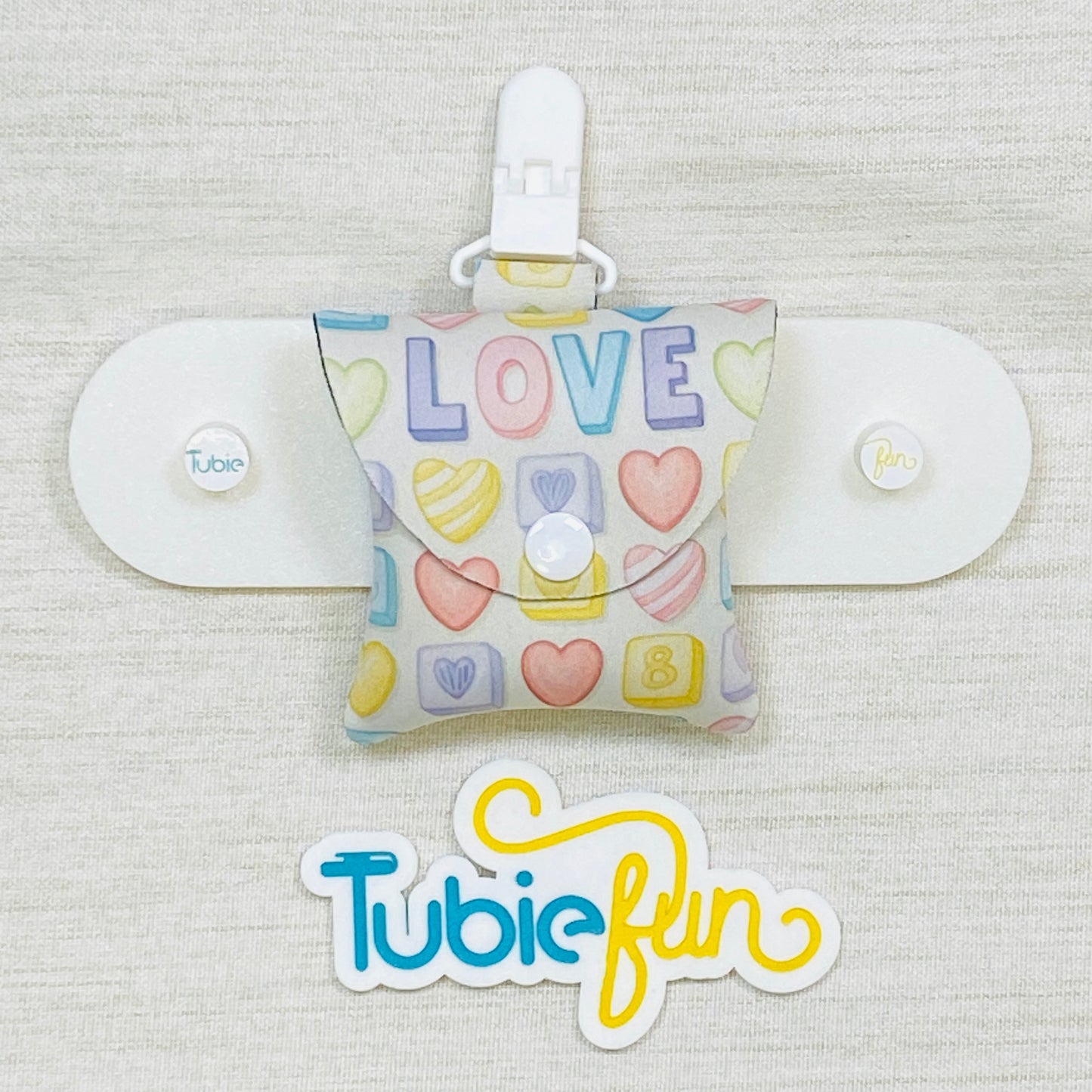 Neoprene Tubing Pouch - Love