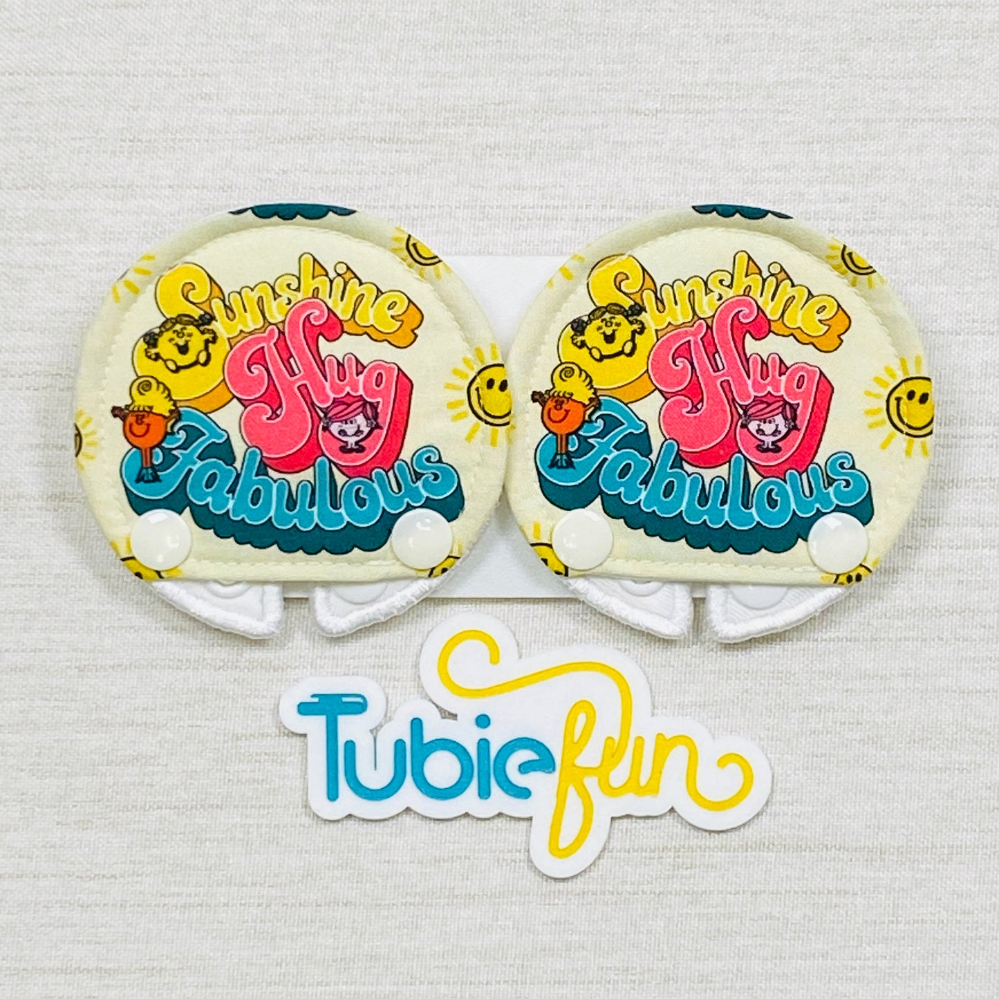 Covered Button Pad - Sunshine and Hugs