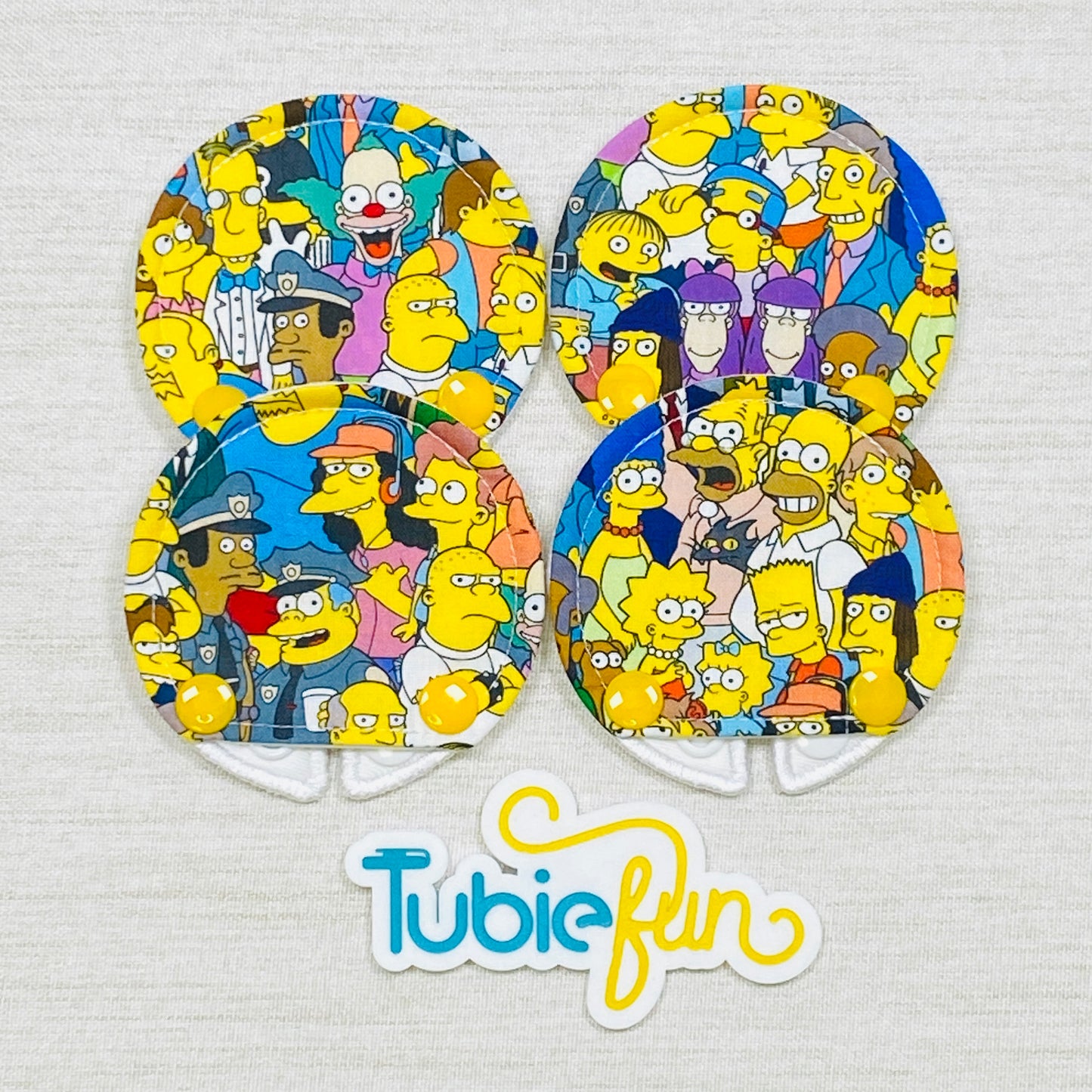 Covered Button Pad - Street Characters