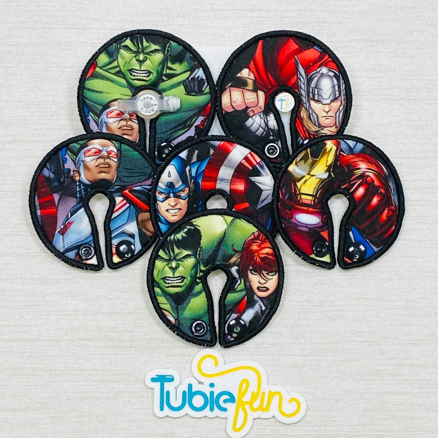 Button Pad Cover Large - Hero Assemble